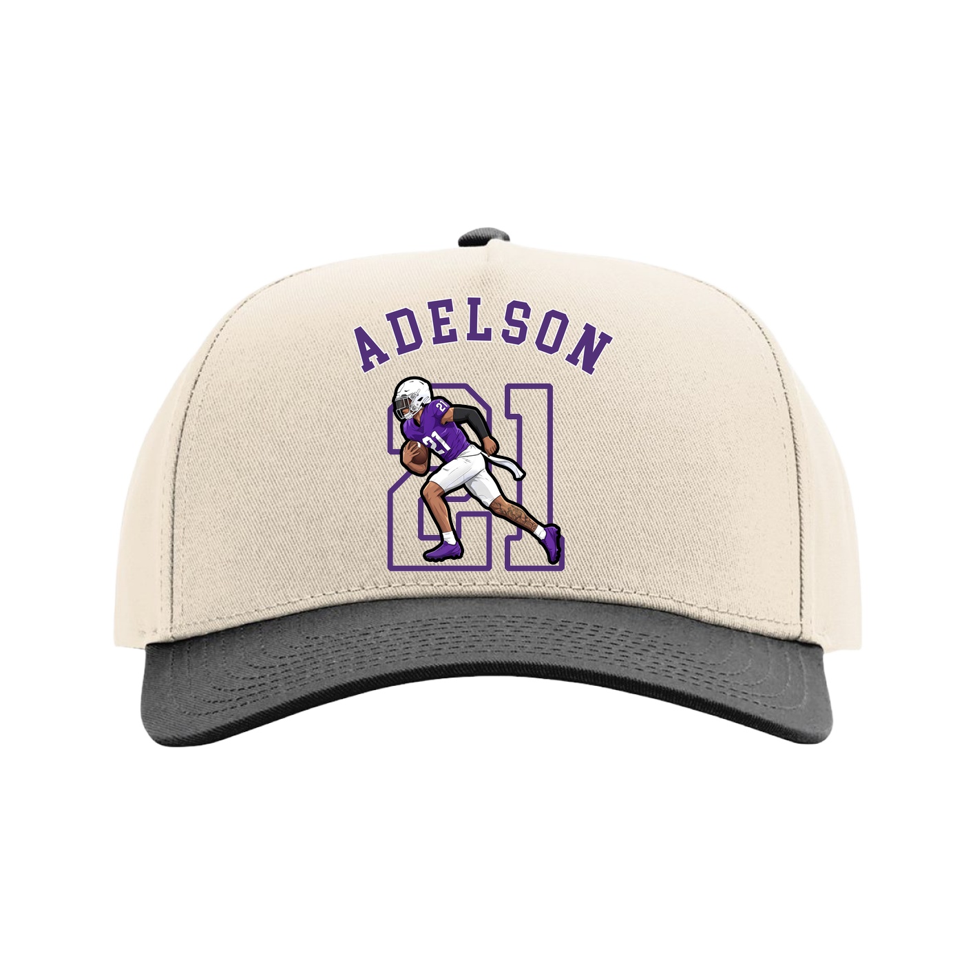 Full Fabric Five-Panel Champ Cap
