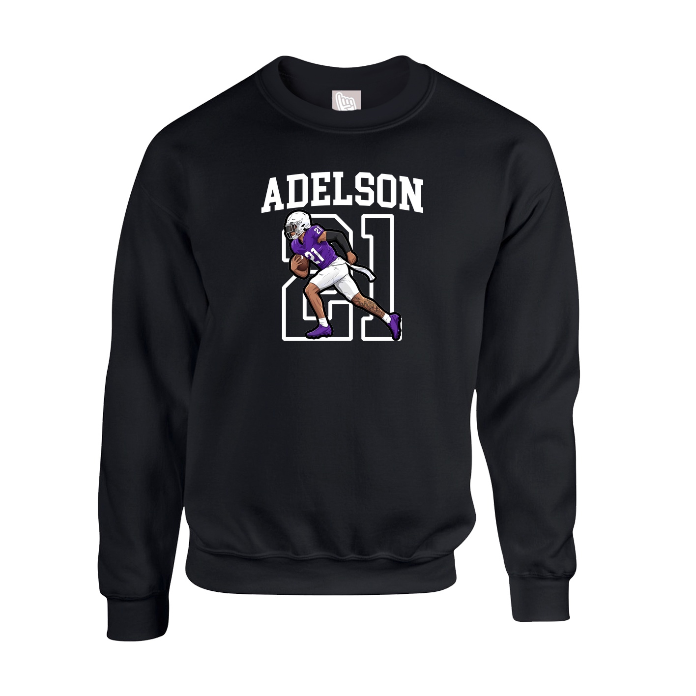 Fleece Crew — Shirsey in Black