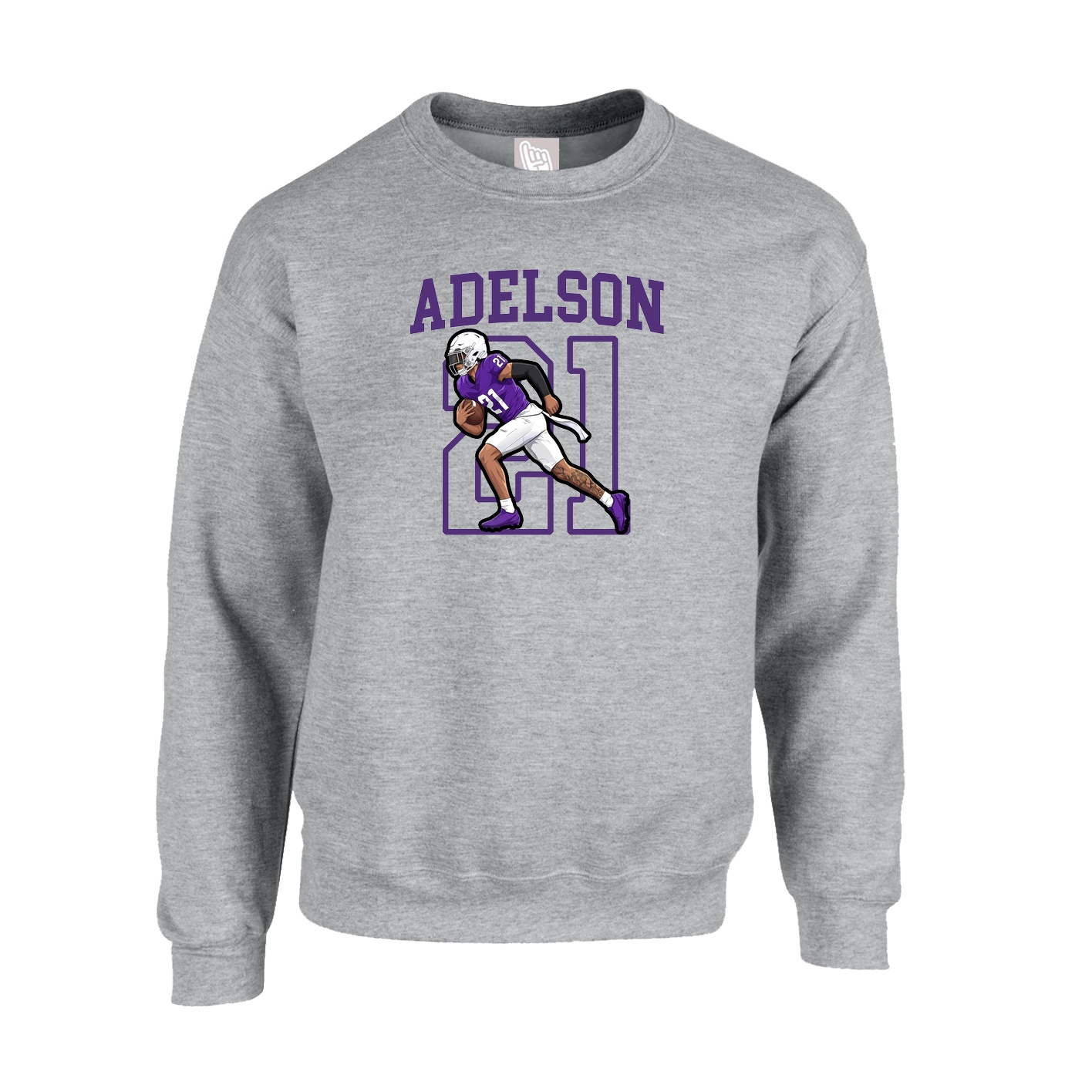 Fleece Crew — Shirsey in Grey