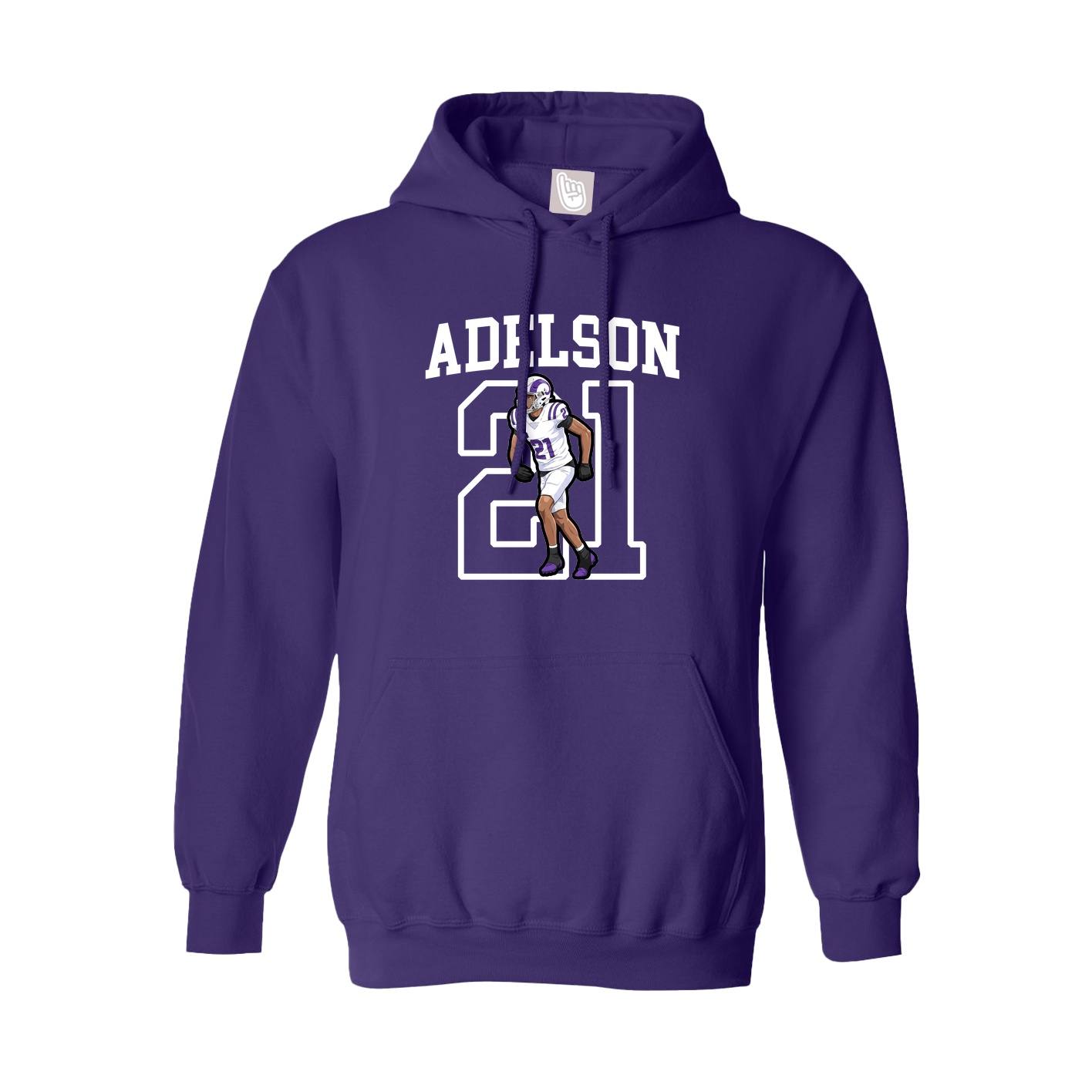 Hoodie — Shirsey in Purple
