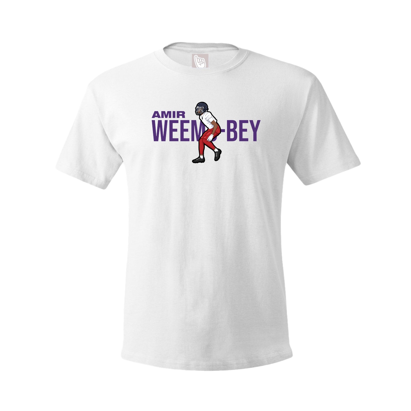Youth Tee — Player Name in White