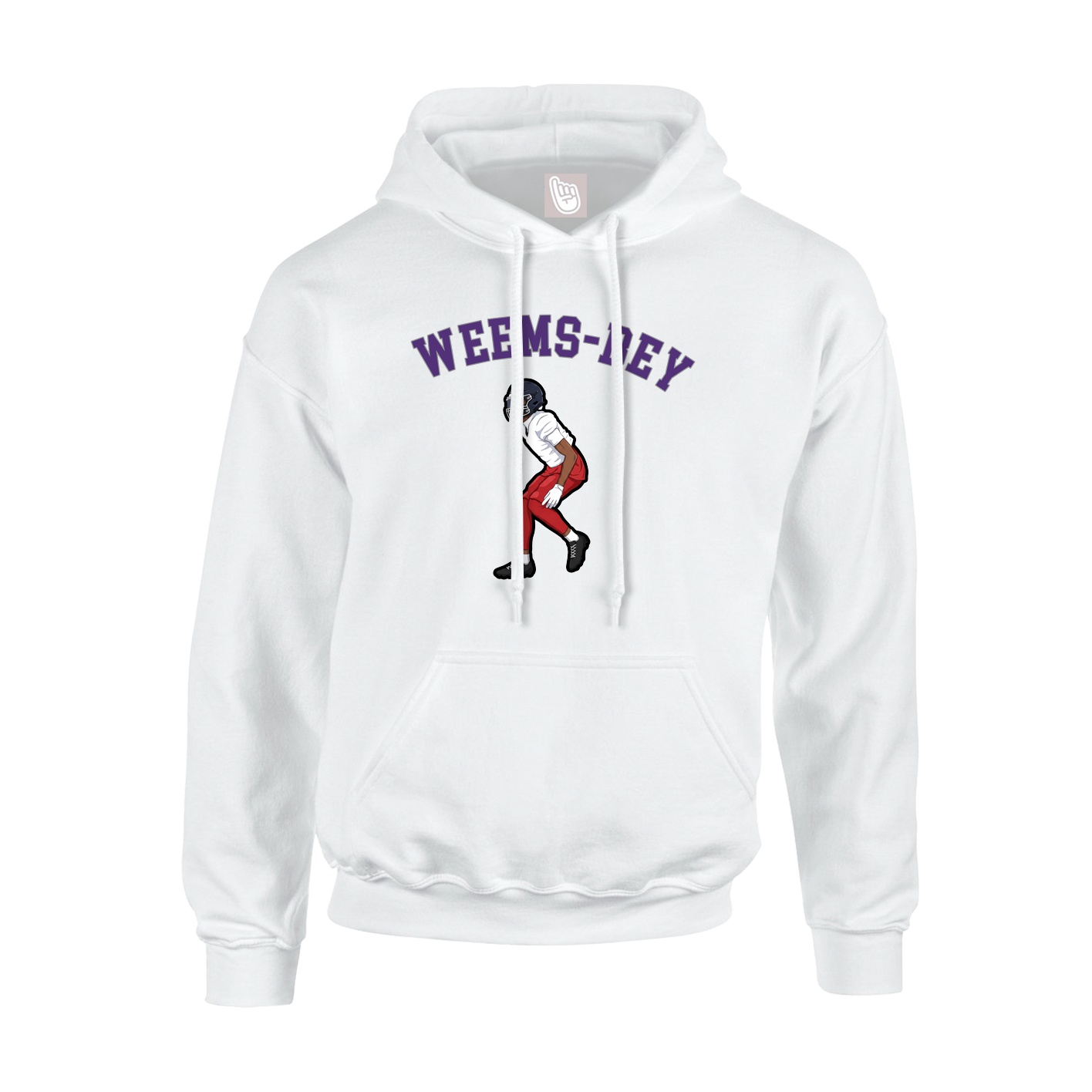 Hoodie — Shirsey Arch in White