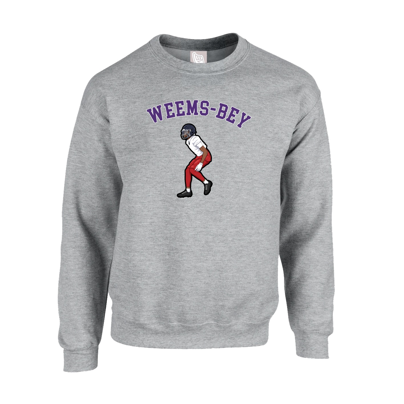 Fleece Crew — Shirsey Arch in Grey