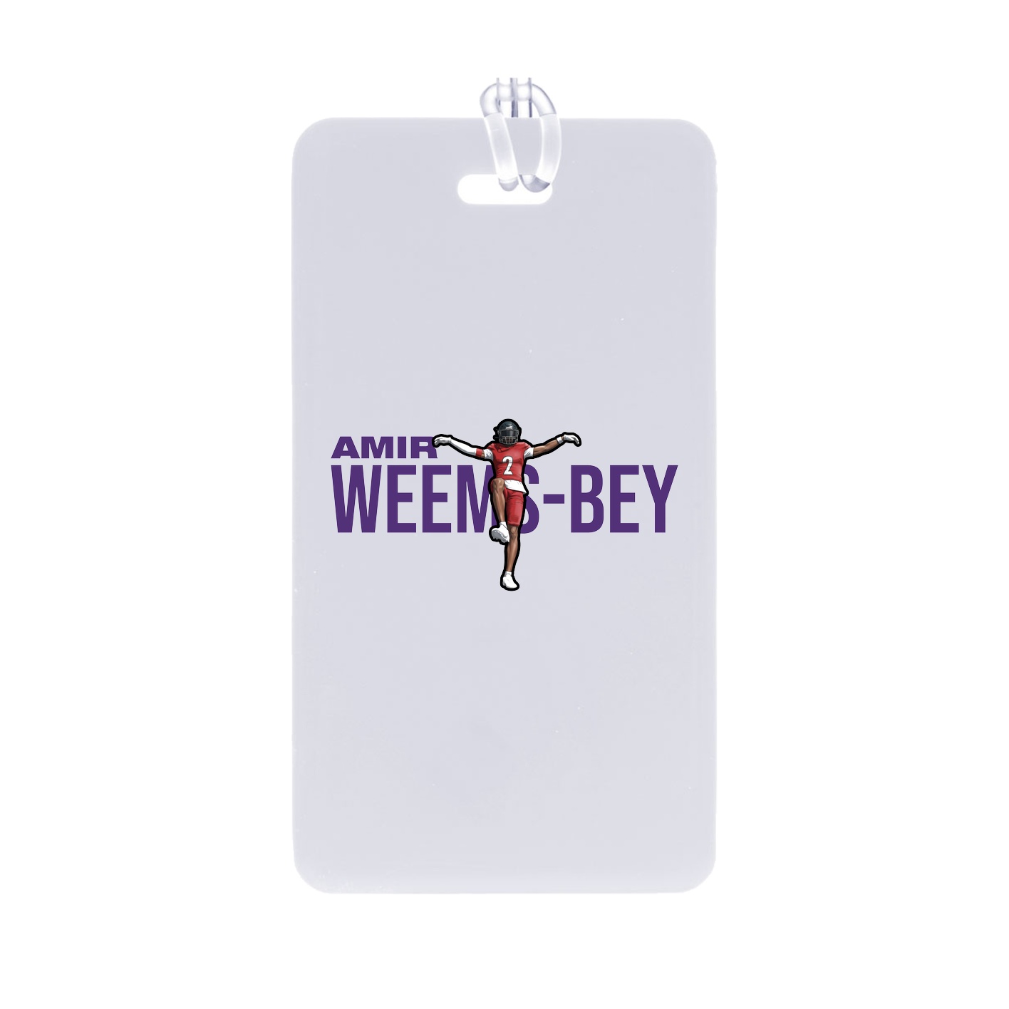 Bag Tag — Player Name in Classic