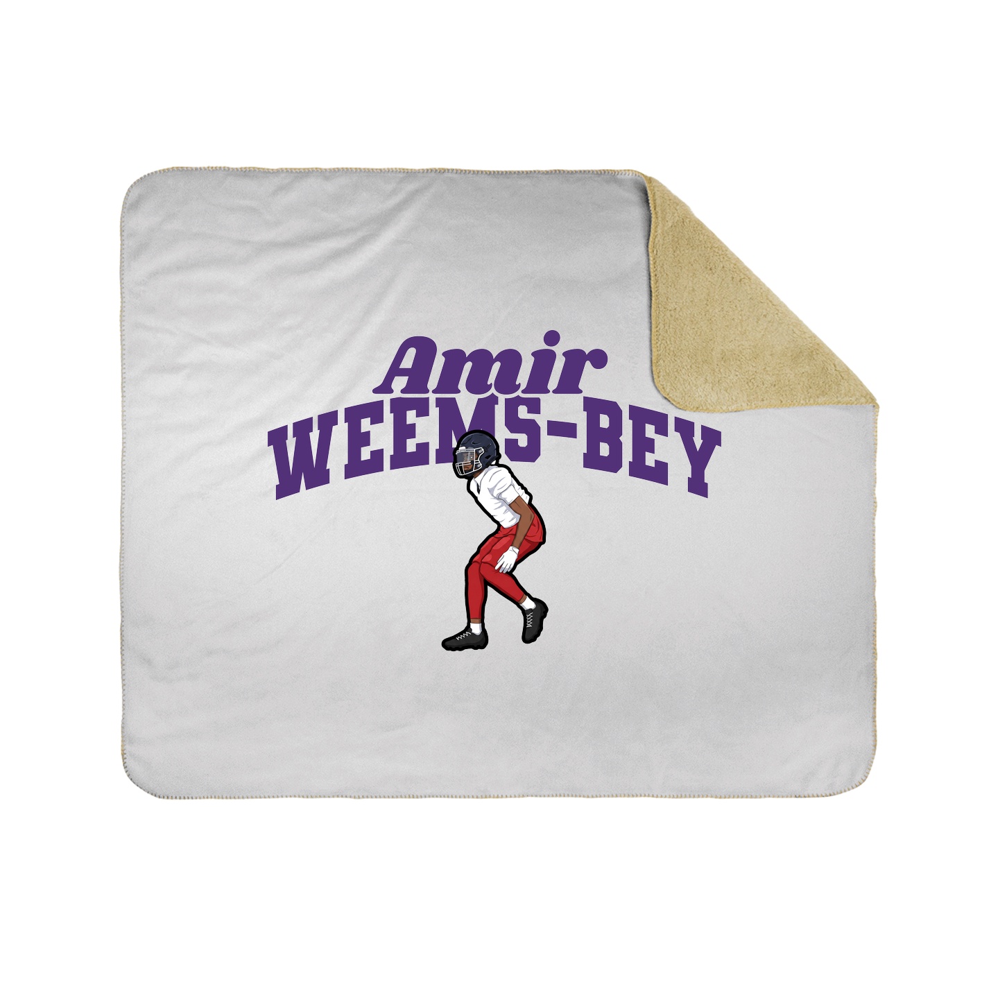 Throw Blanket — Signature Arch in White