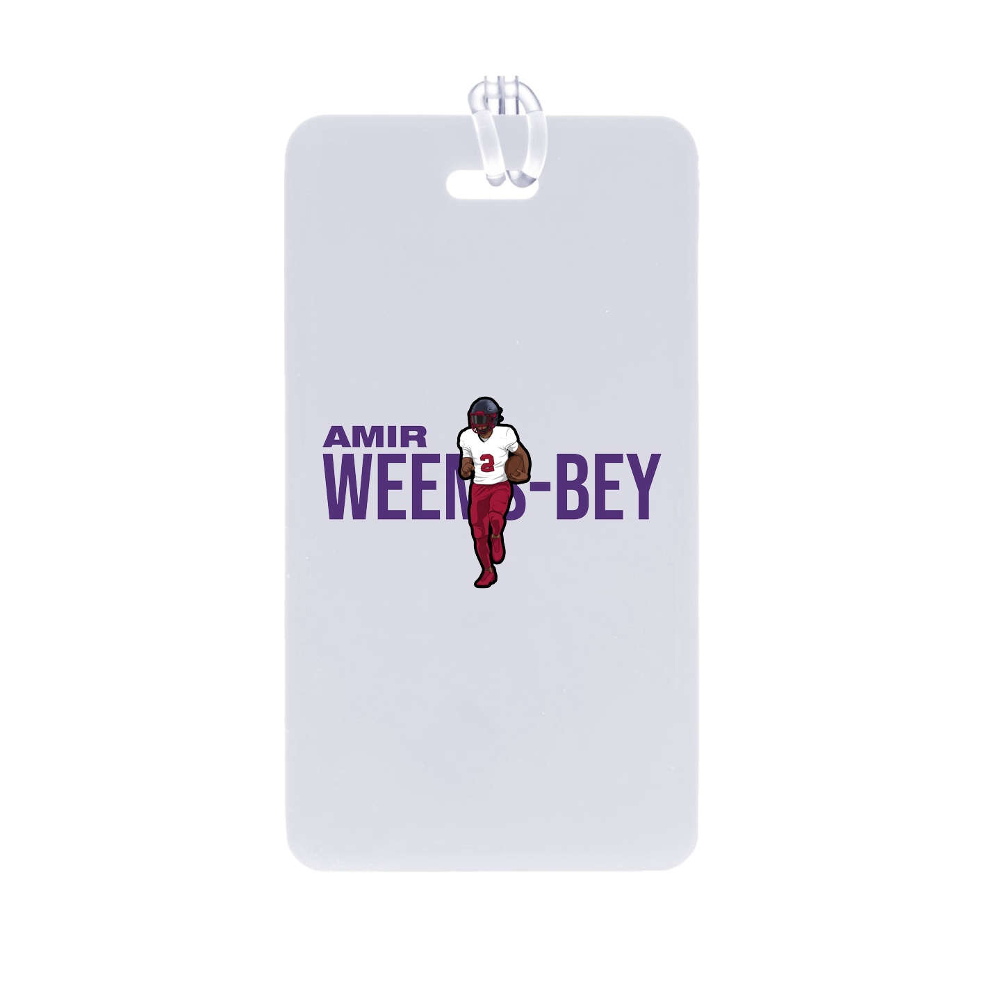 Bag Tag — Player Name in Classic