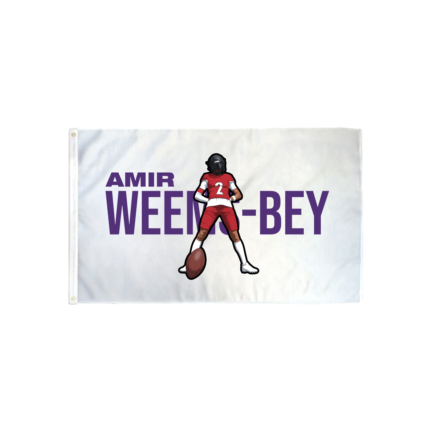 3x5 Flag — Player Name in Classic