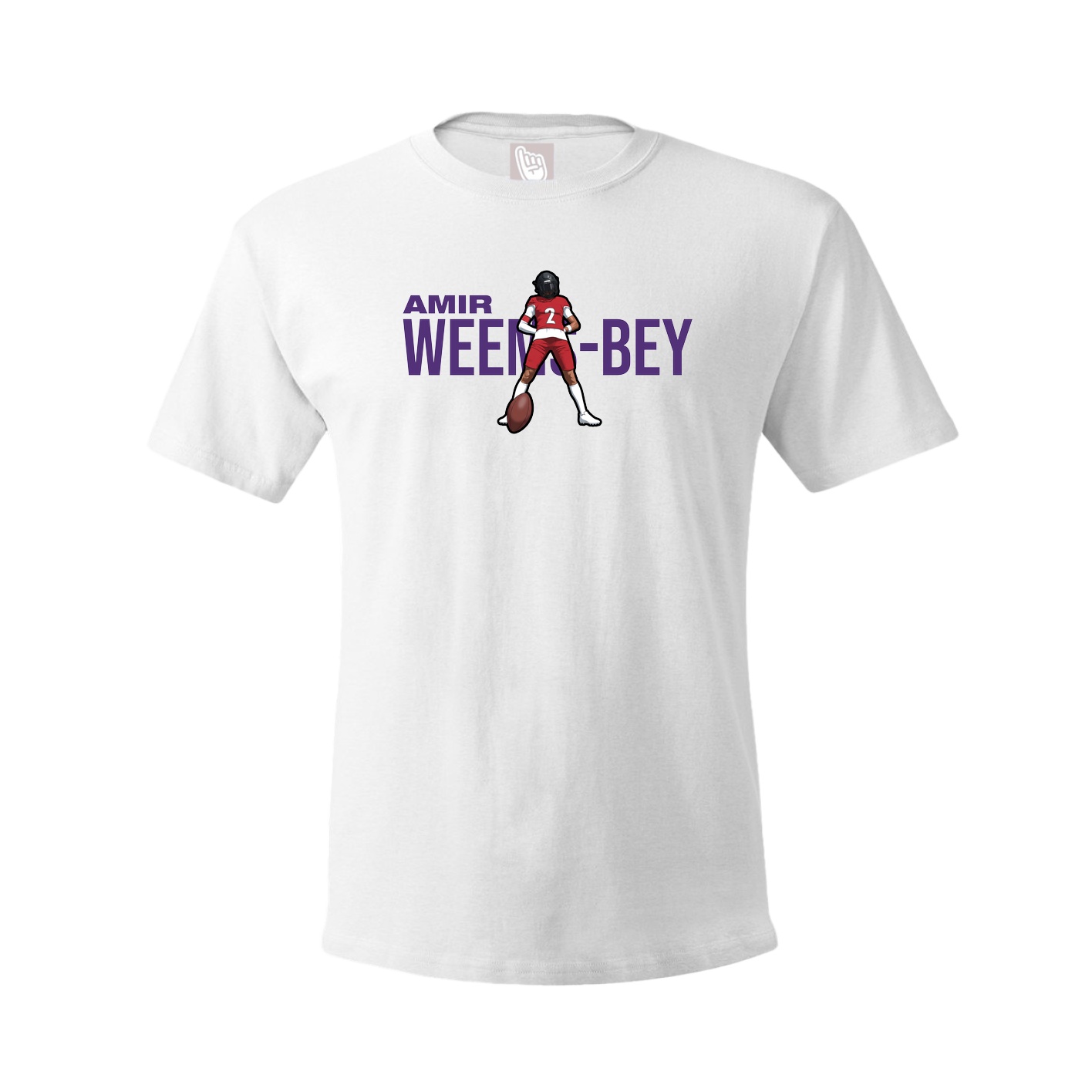 Youth Tee — Player Name in White