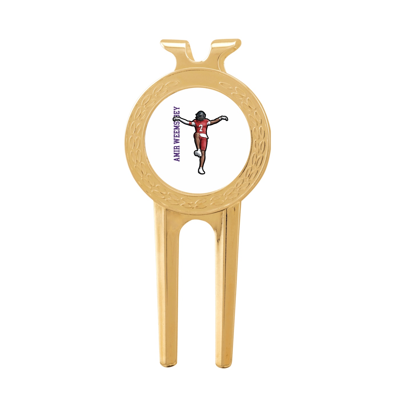 Divot Tool with Ball Marker — Name Vertical in Classic
