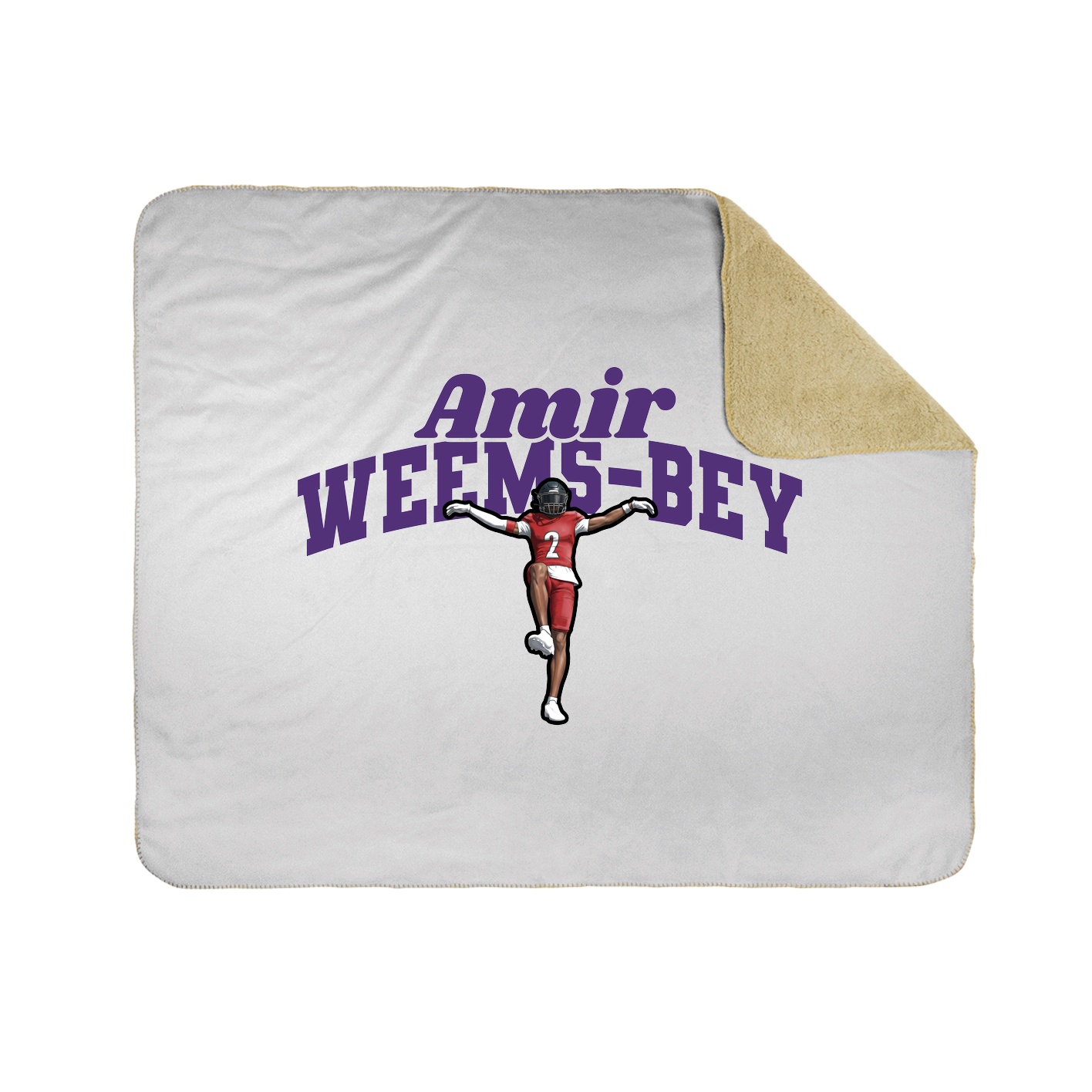 Throw Blanket — Signature Arch in White