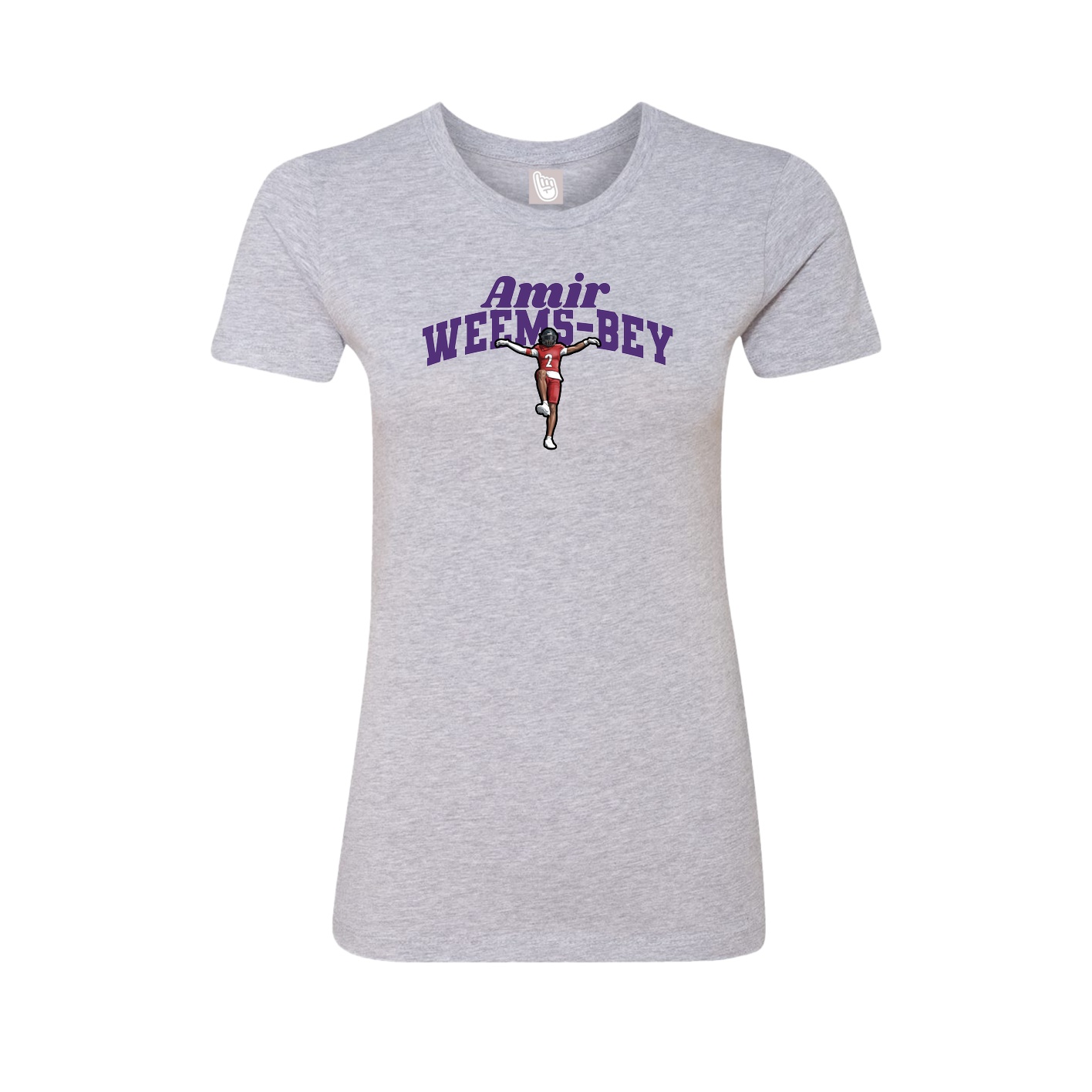 Womens Tee — Signature Arch in Grey