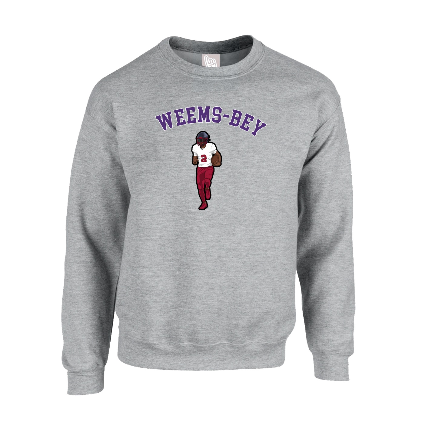 Fleece Crew — Shirsey Arch in Grey