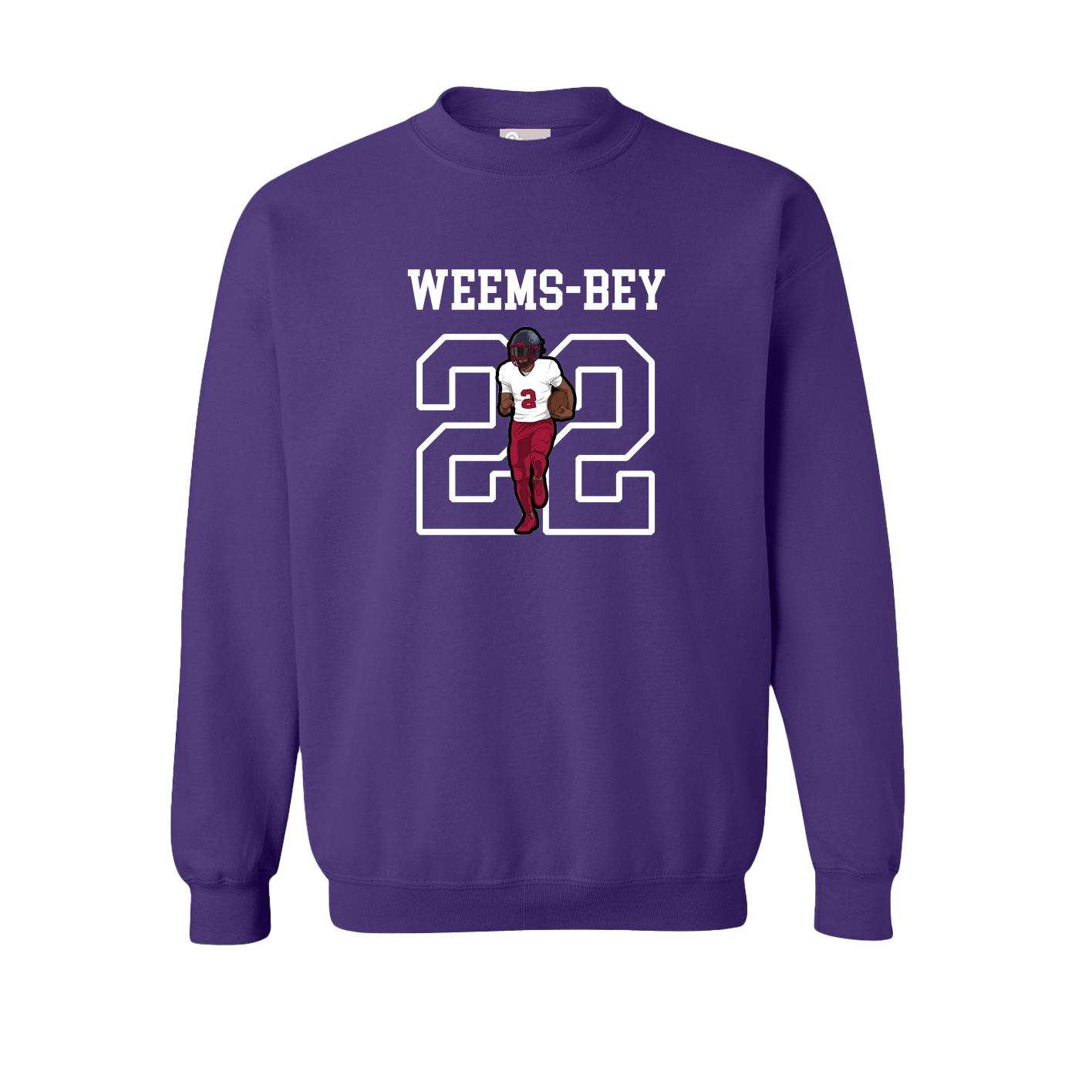 Fleece Crew — Shirsey in Purple