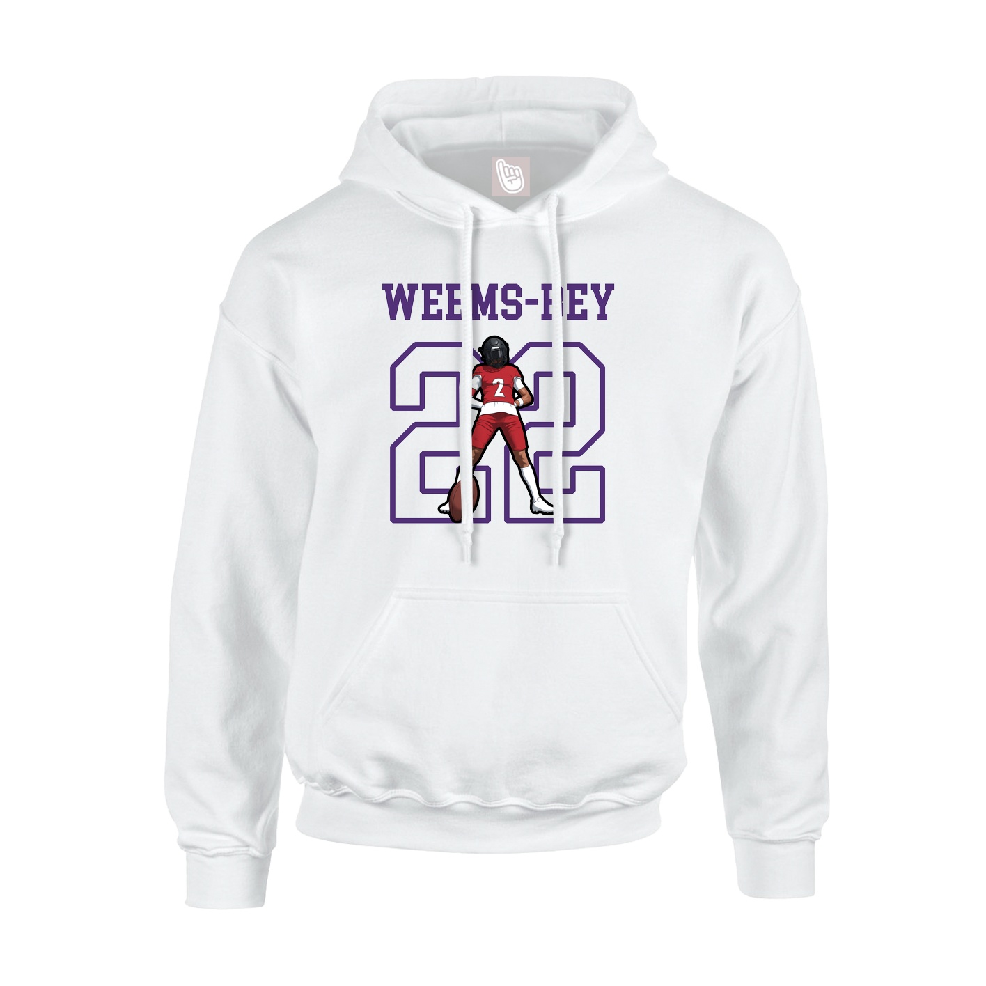 Hoodie — Shirsey in White