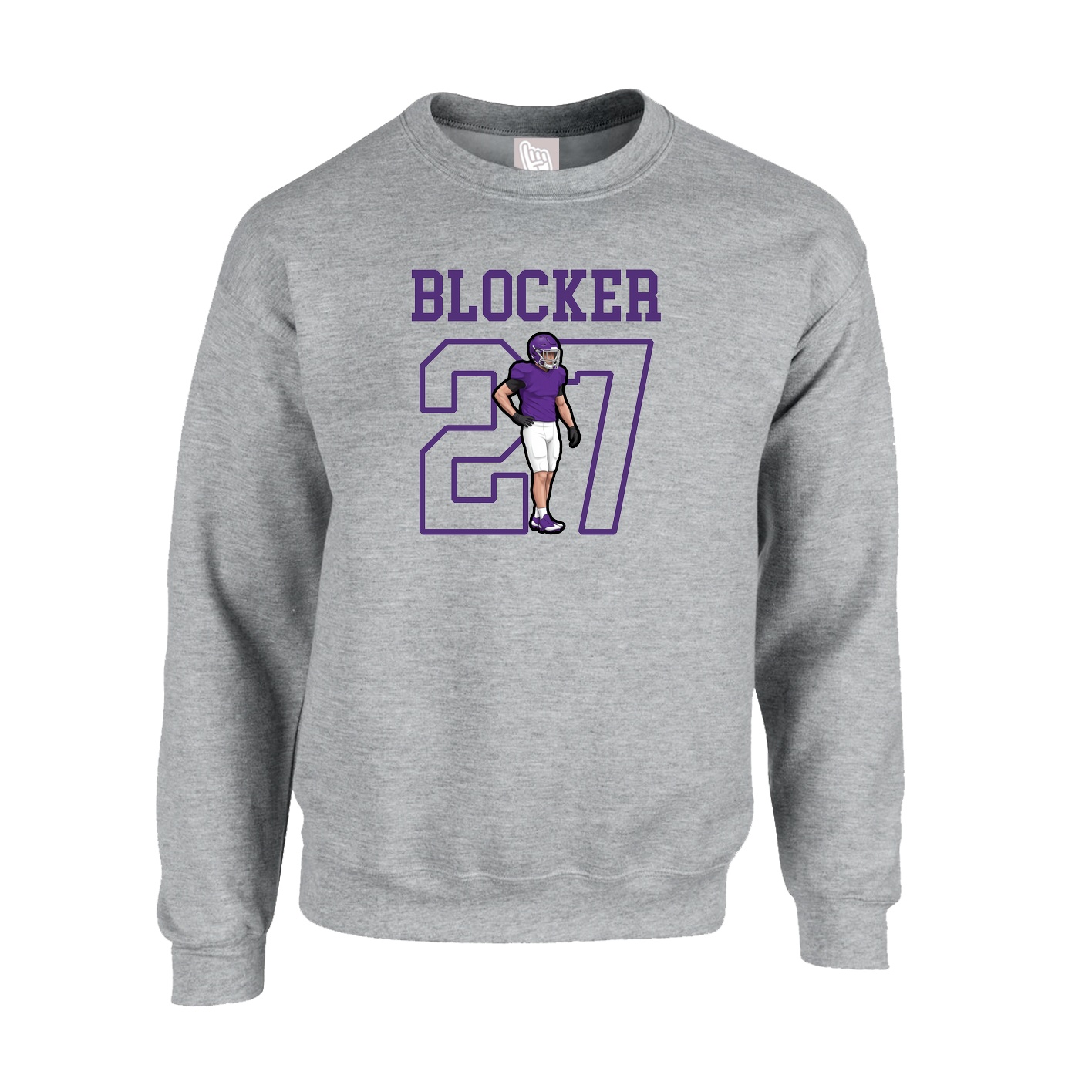 Fleece Crew — Shirsey in Grey