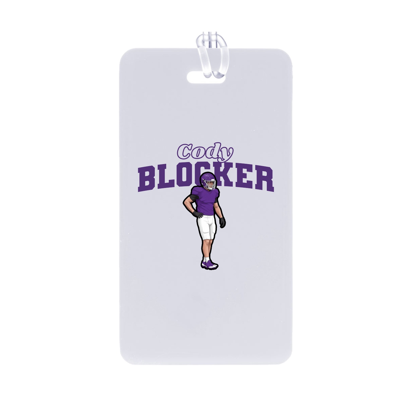 Bag Tag — Name Arch in Classic