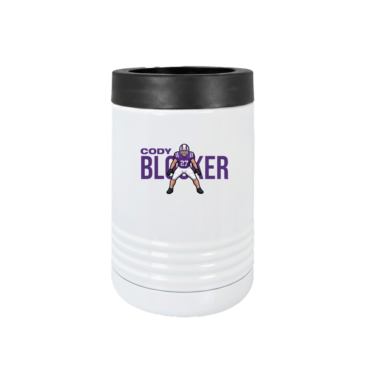 Beverage Holder — Player Name in White