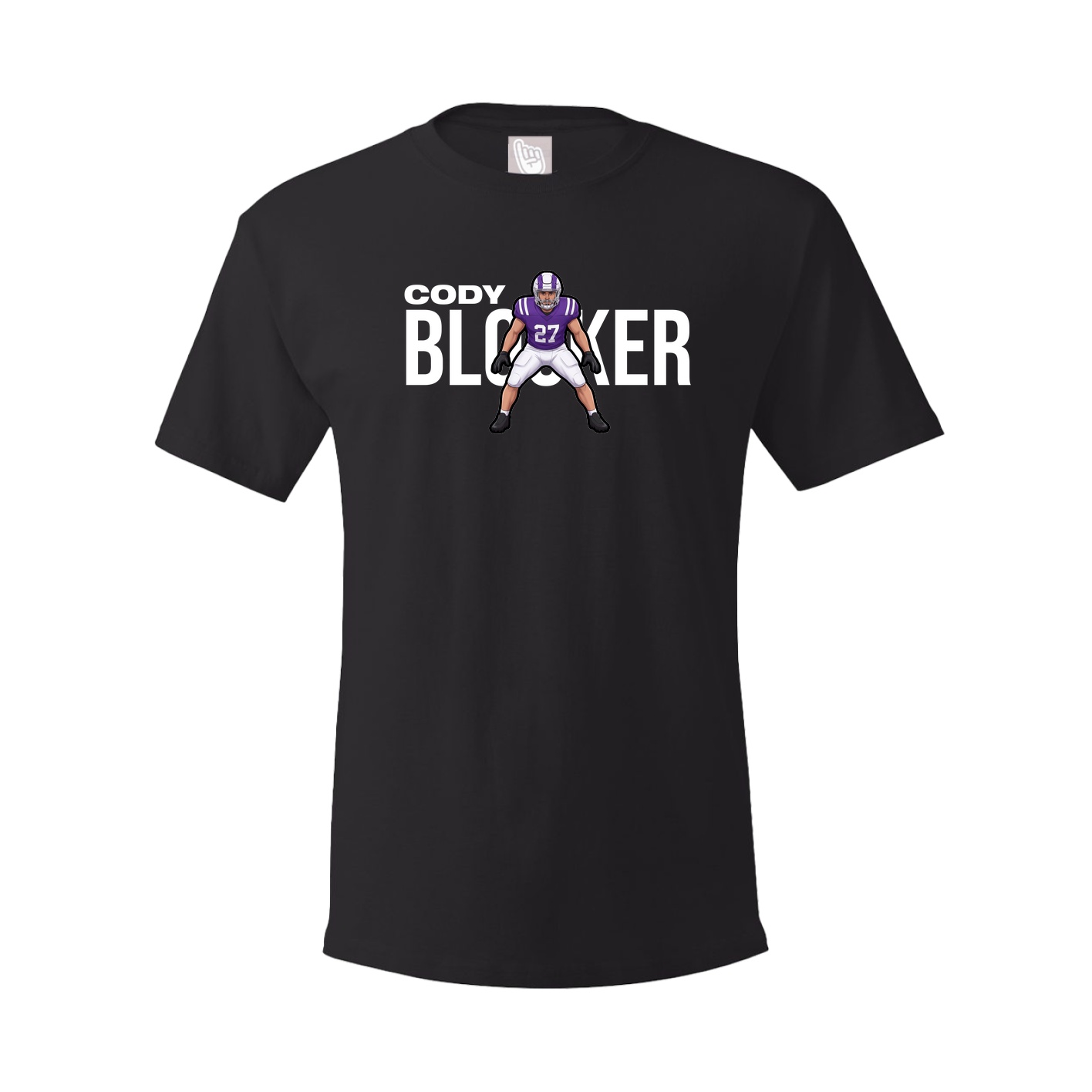 Youth Tee — Player Name in Black