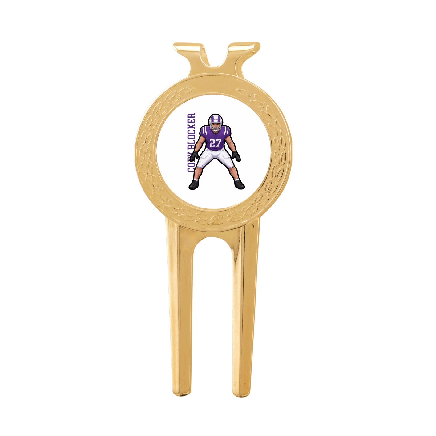 Divot Tool with Ball Marker — Name Vertical in Classic