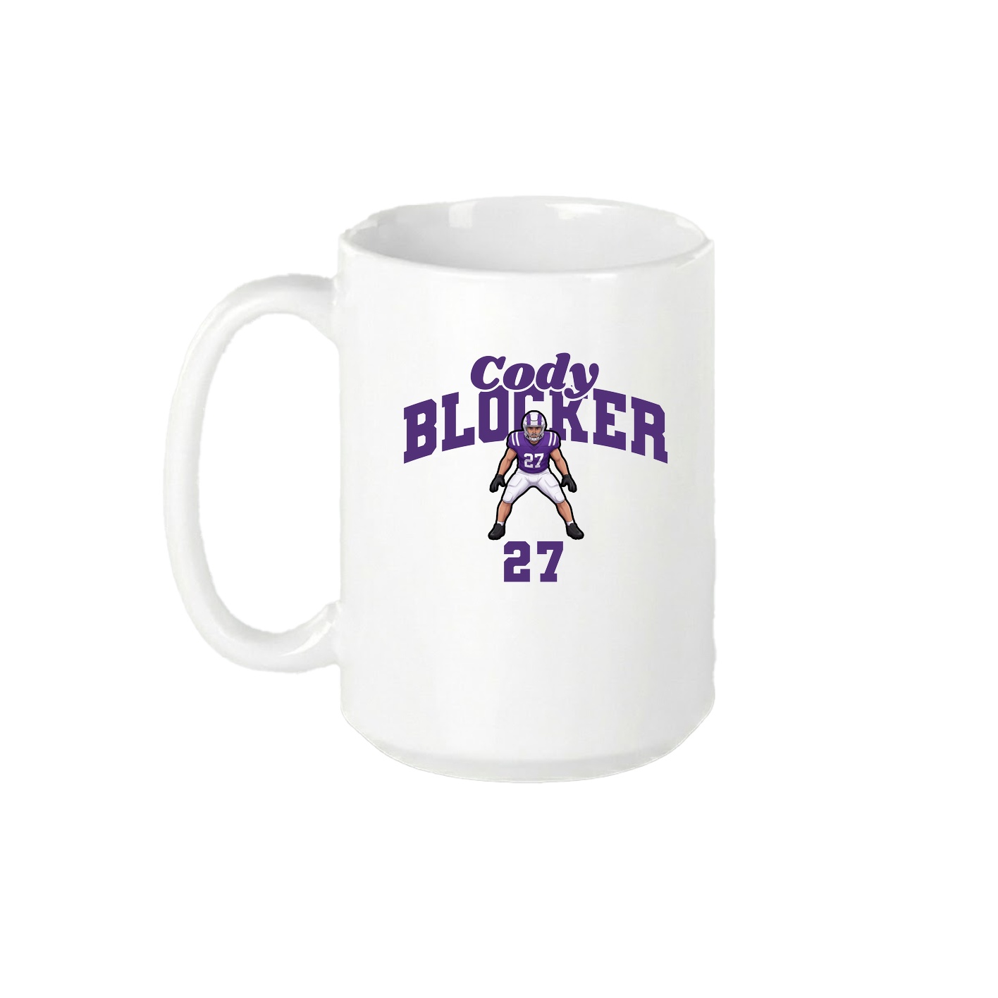 15oz Coffee Mug — Signature Arch in White
