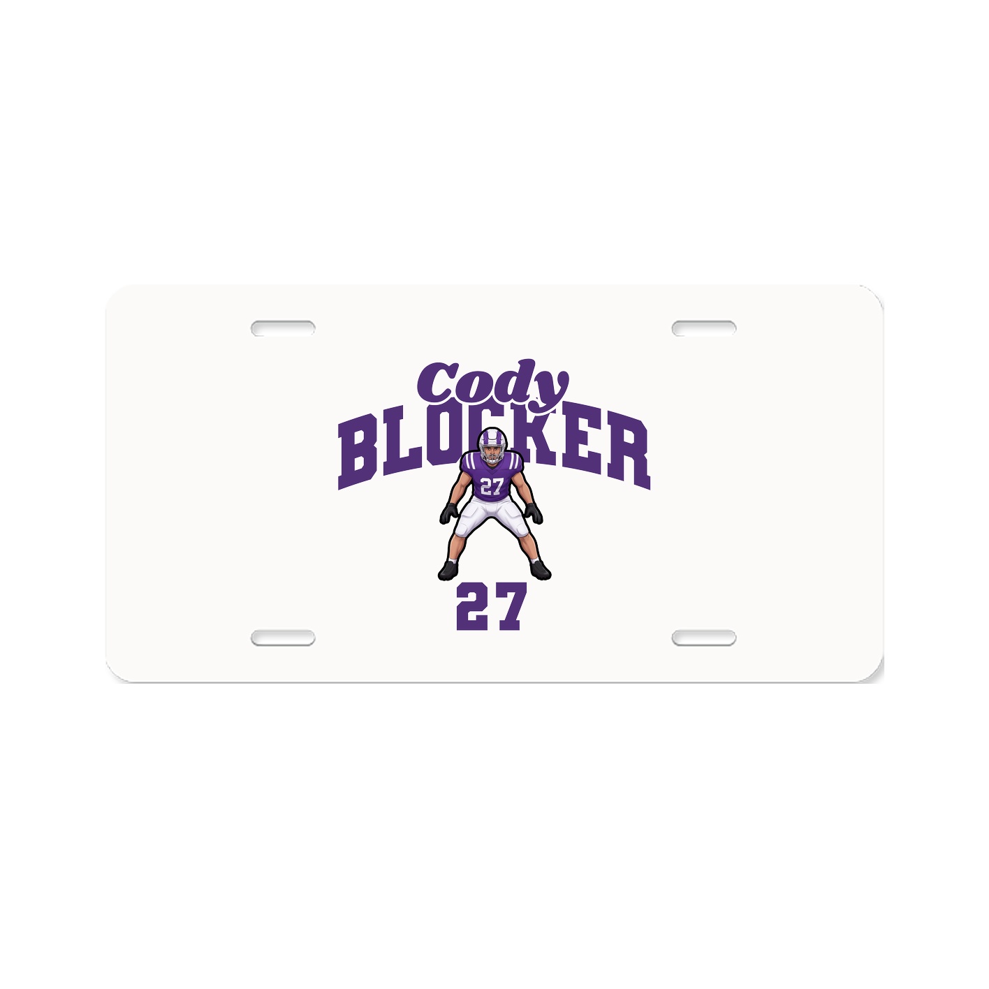License Plate — Signature Arch in Classic
