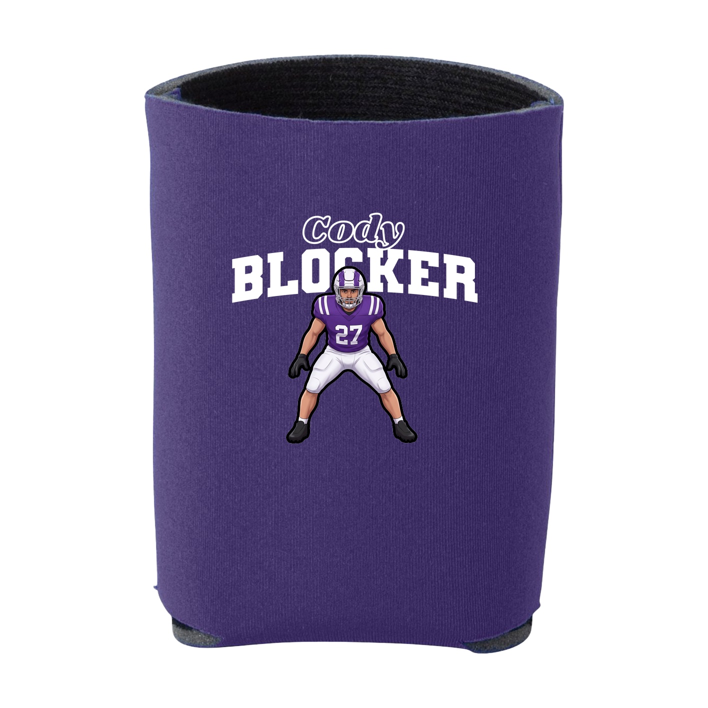 Can Holder — Name Arch in Purple
