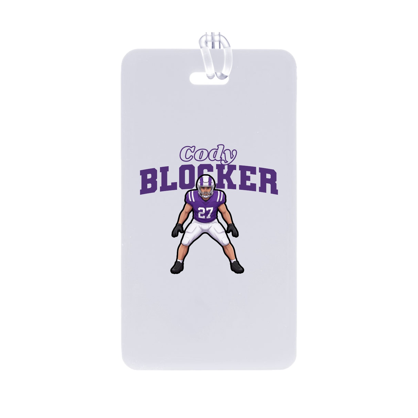 Bag Tag — Name Arch in Classic