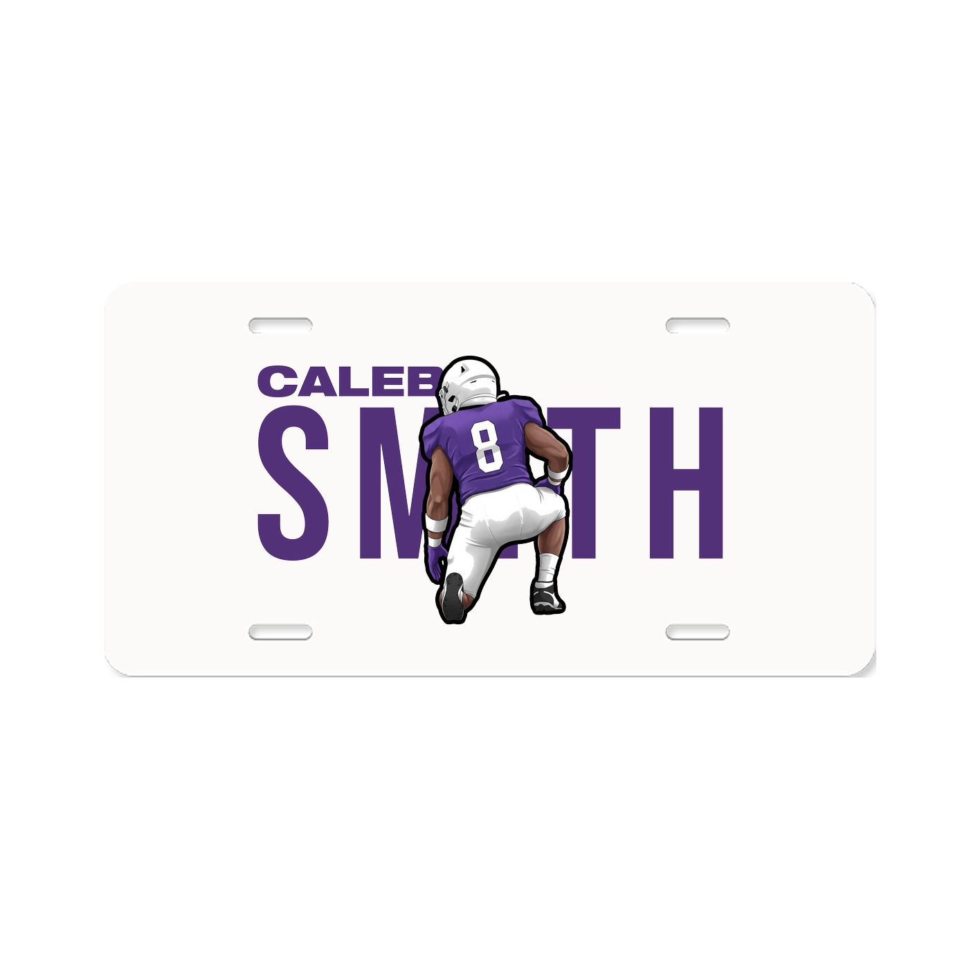 License Plate — Player Name in Classic