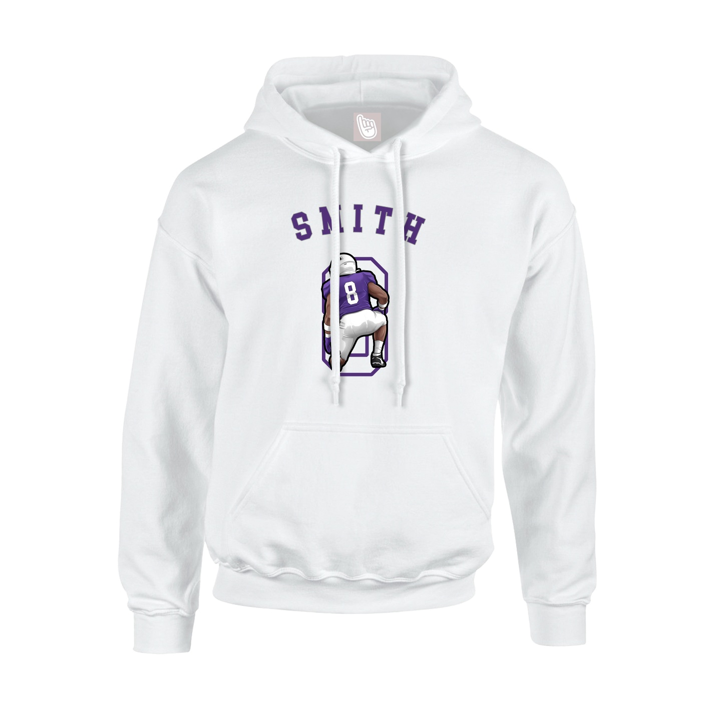 Hoodie — Shirsey Arch in White