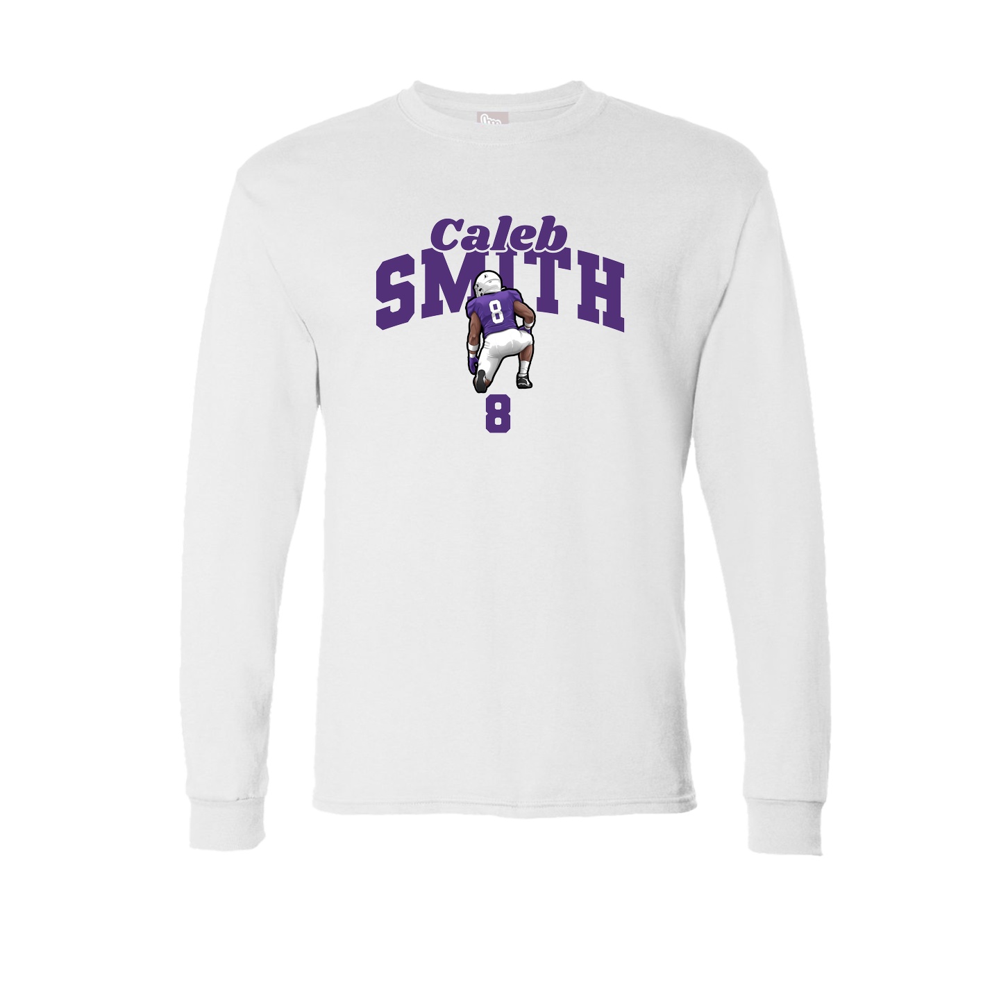 Long Sleeve Tee — Signature Arch in White