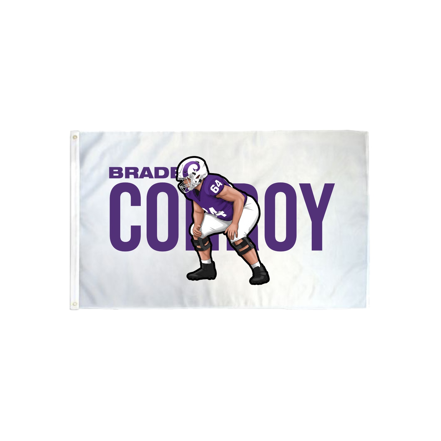 3x5 Flag — Player Name in Classic