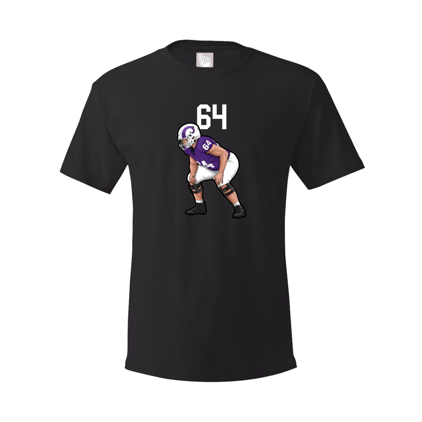 Tee — Number Top in Black