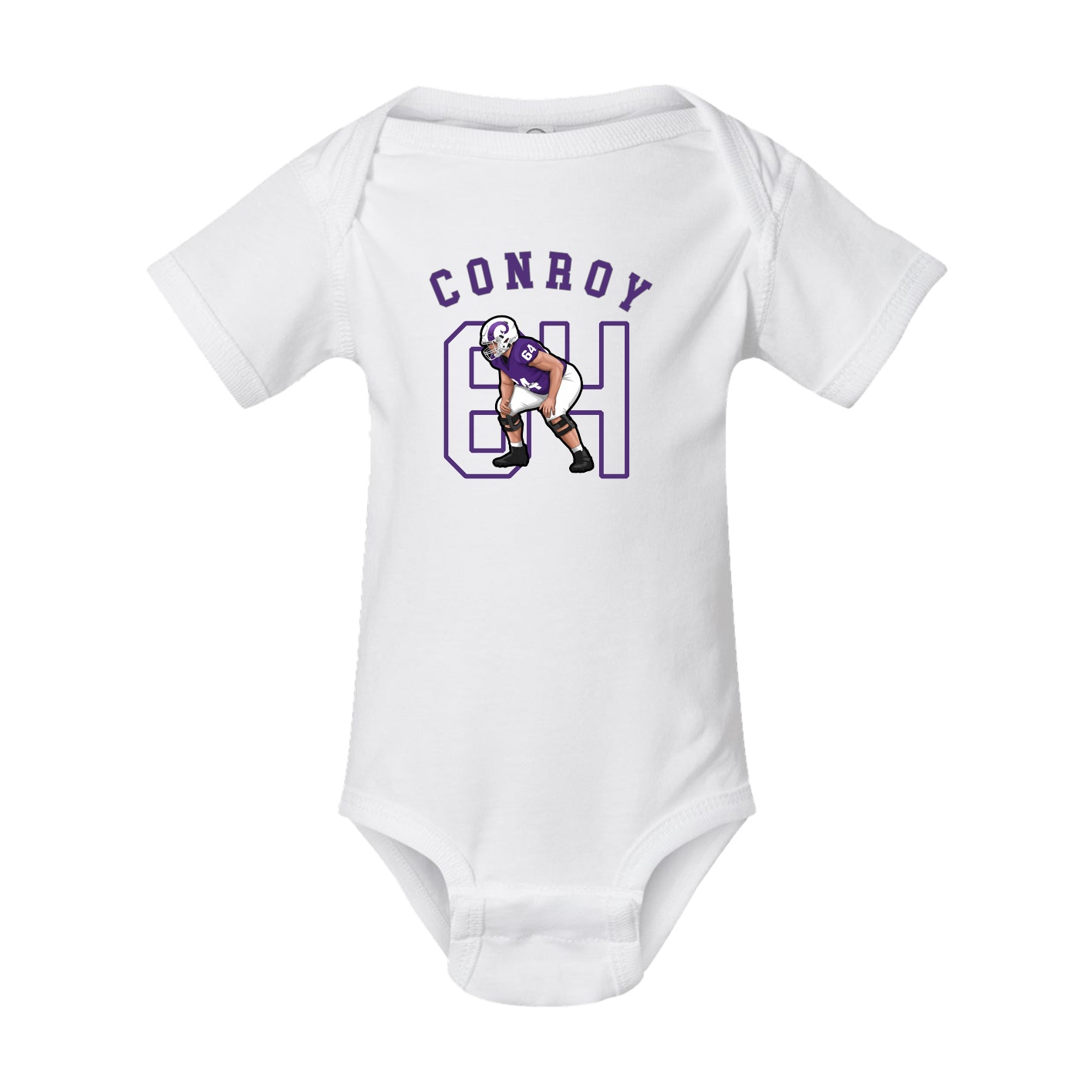 Baby Onesie — Shirsey Arch in White