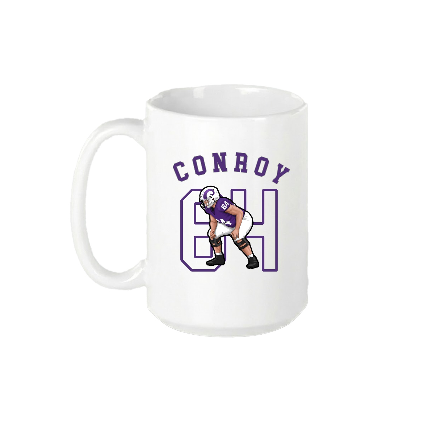 15oz Coffee Mug — Shirsey Arch in White
