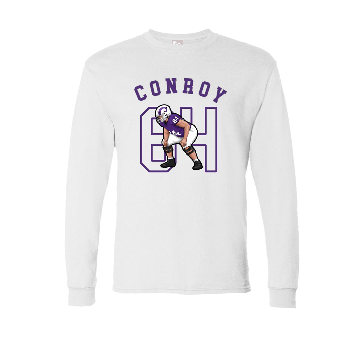 Long Sleeve Tee — Shirsey Arch in White