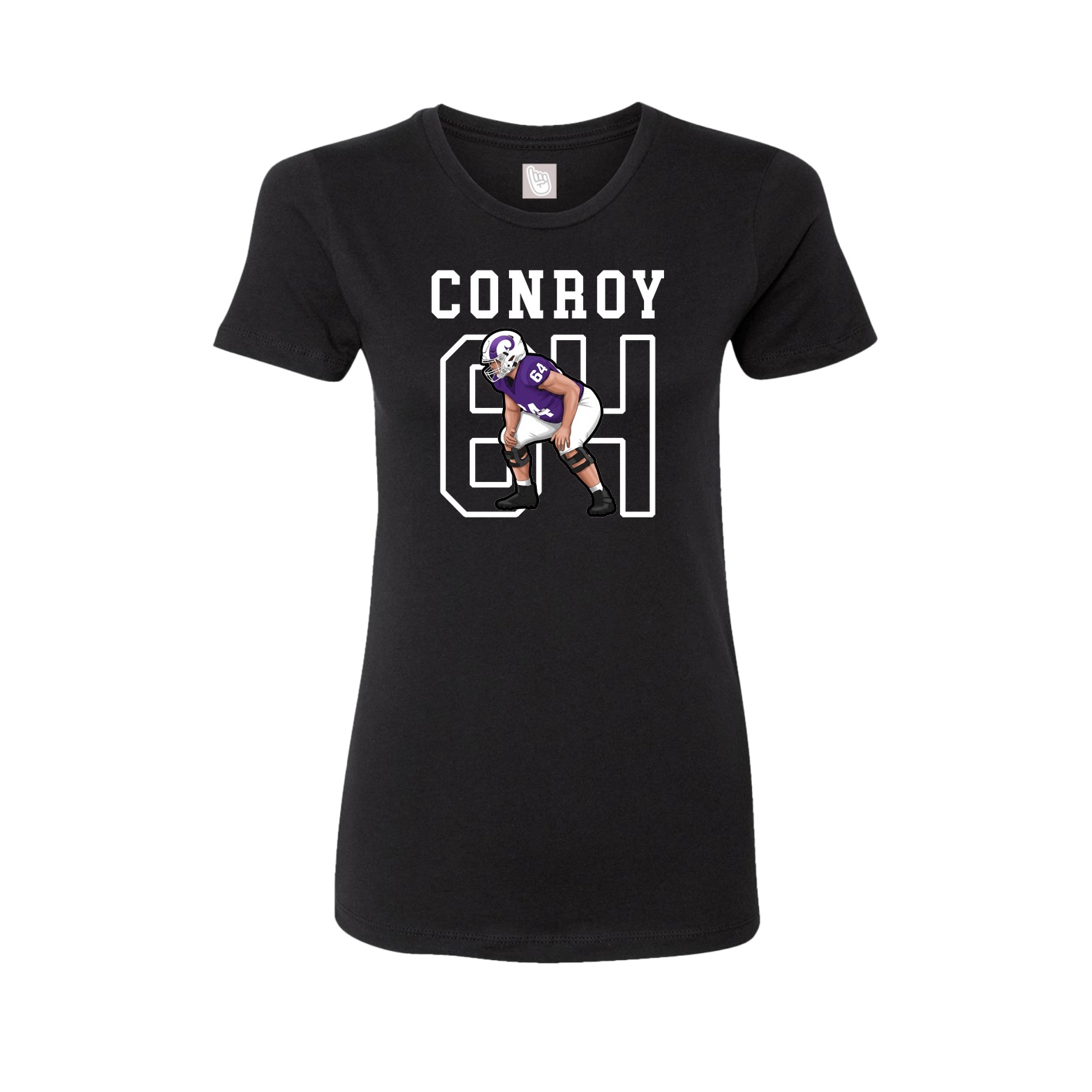 Fitted Women's Tee — Shirsey in Black