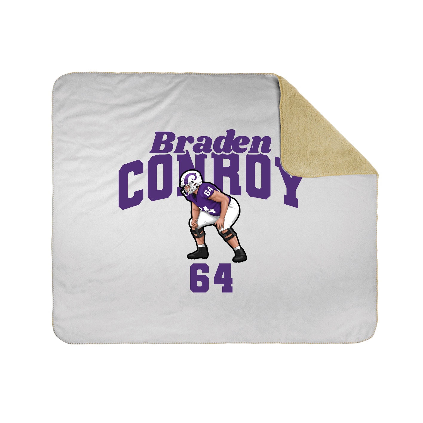 Throw Blanket — Signature Arch in White