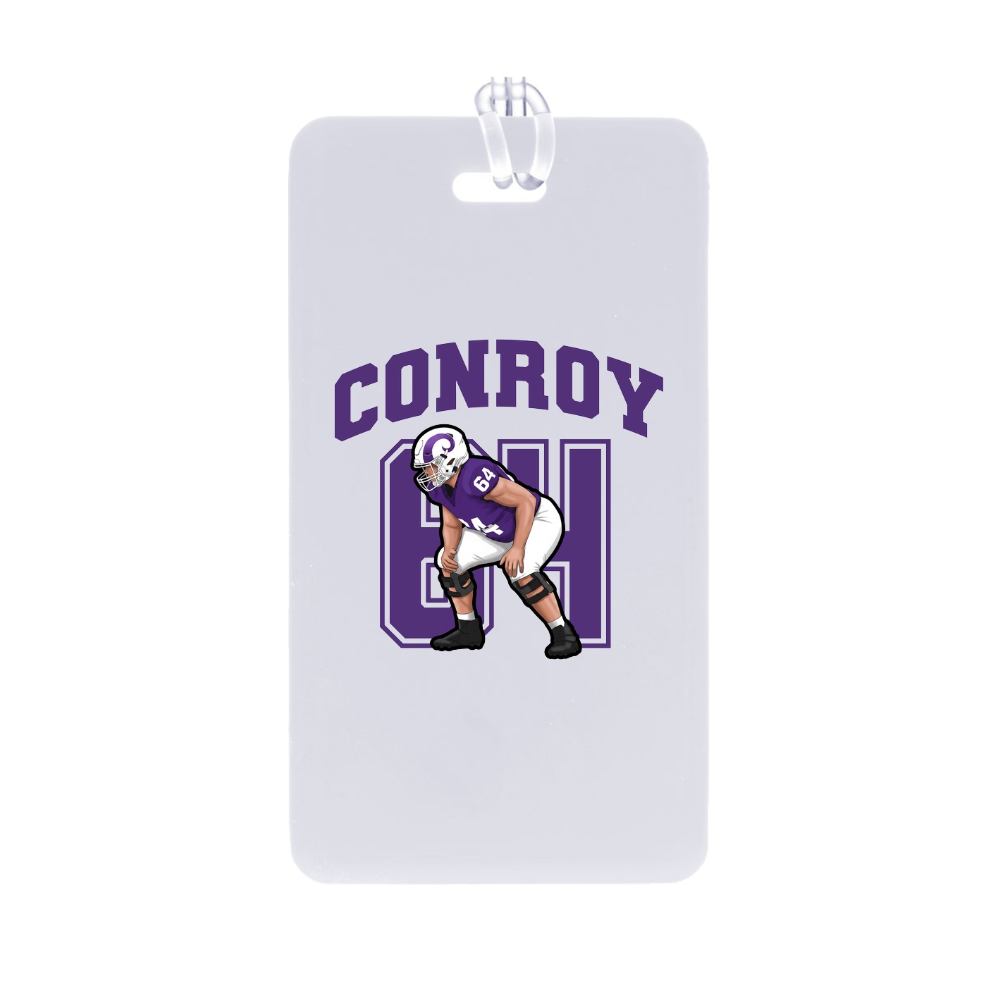 Bag Tag — Number in Classic