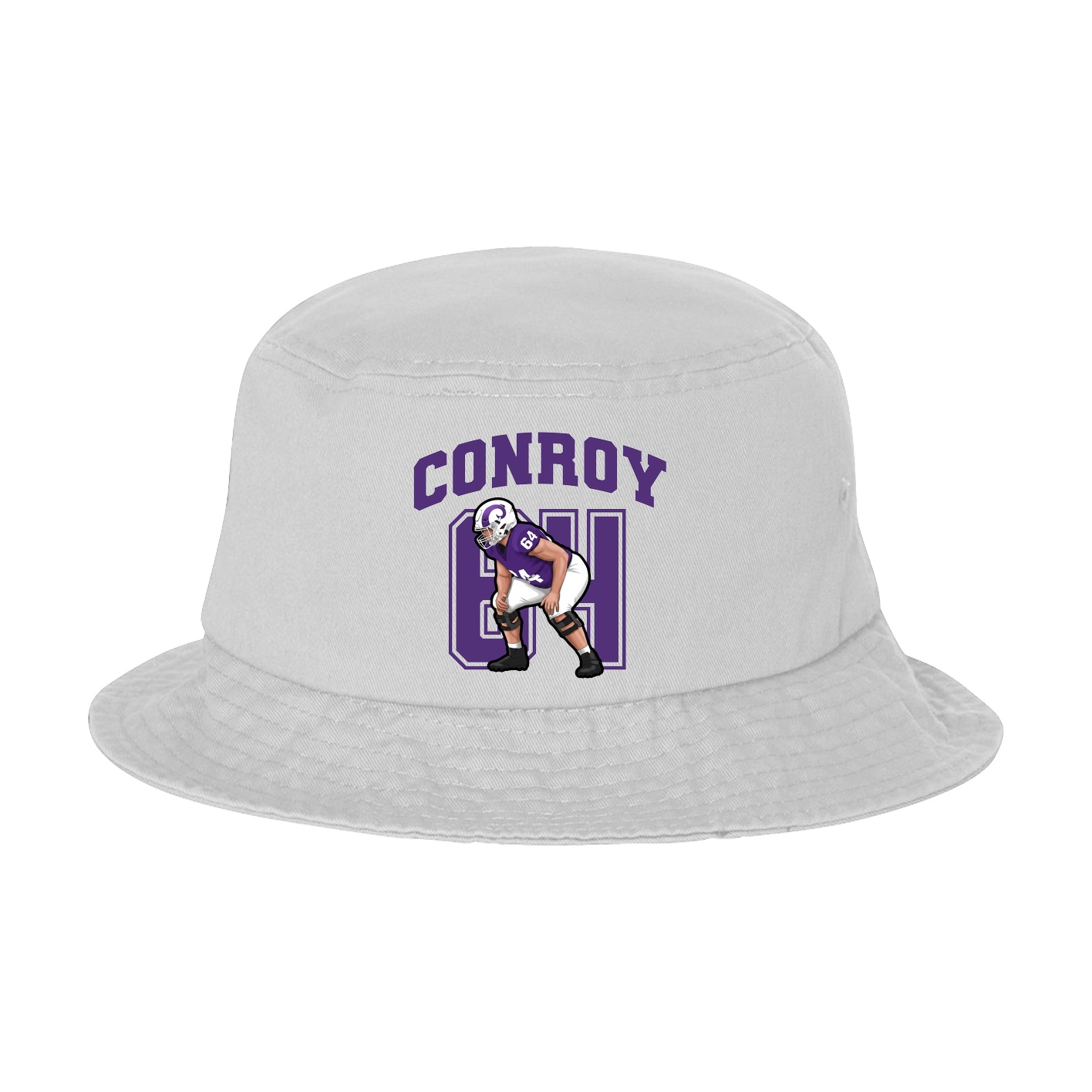 Bucket Cap — Number in White