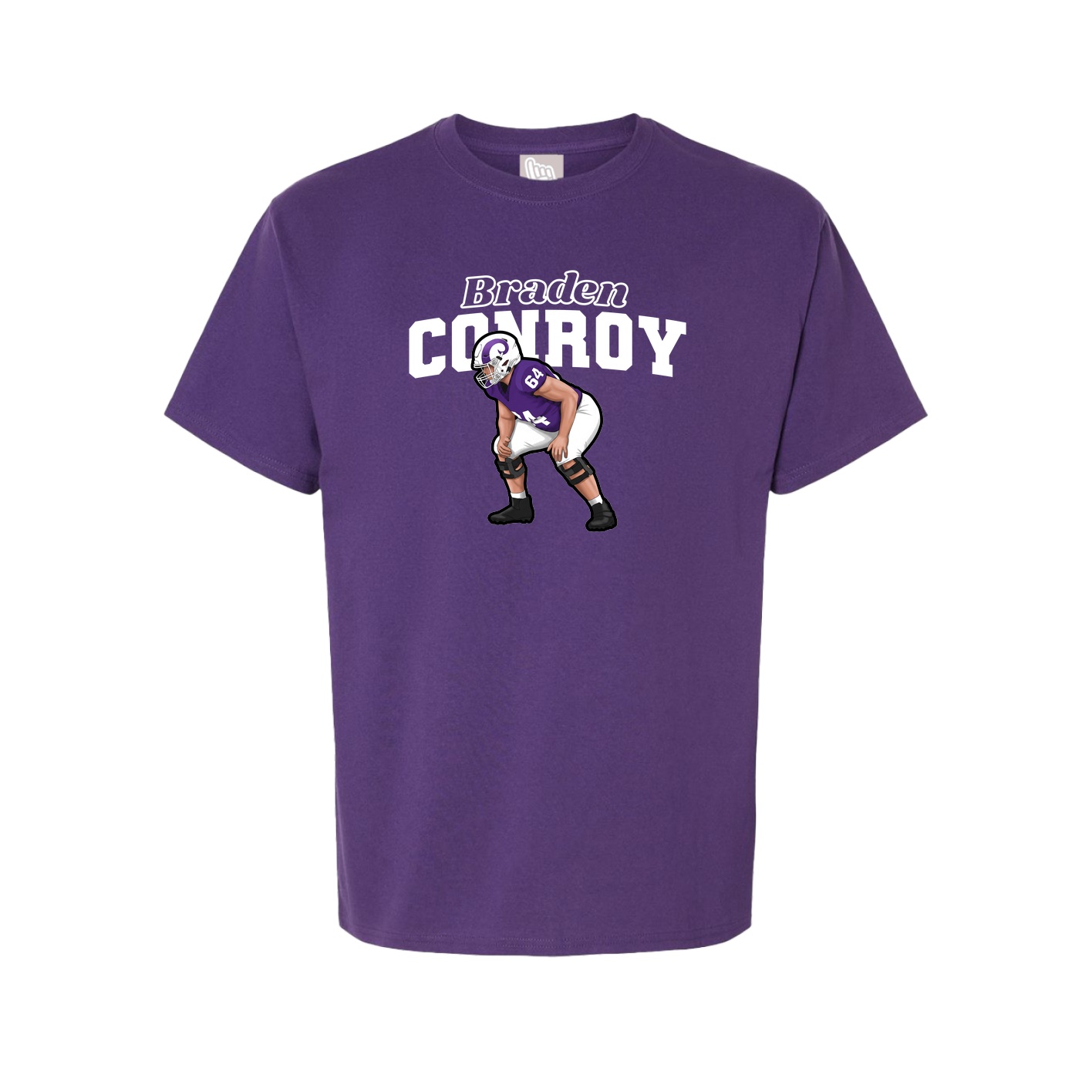 Tee — Name Arch in Purple