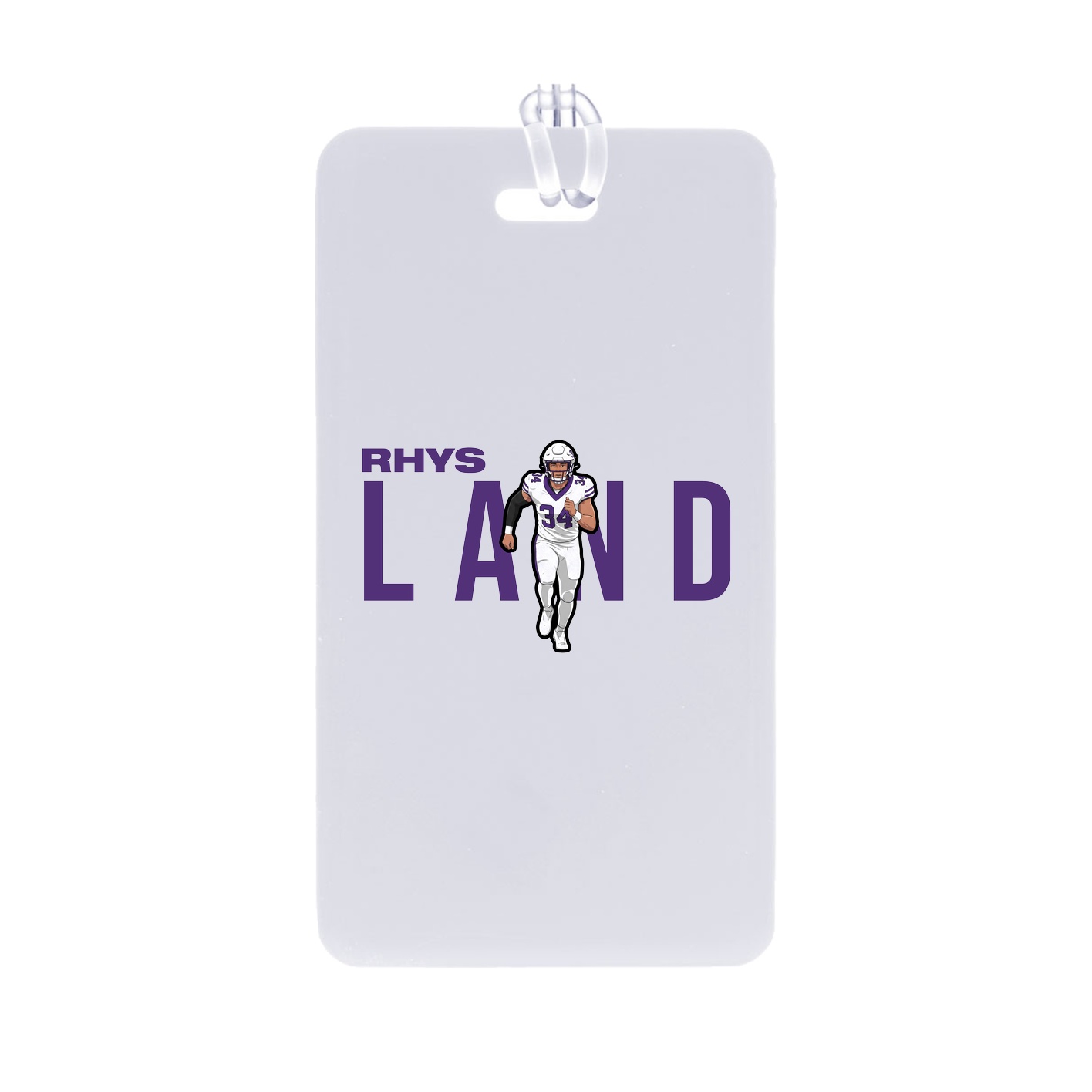 Bag Tag — Player Name in Classic