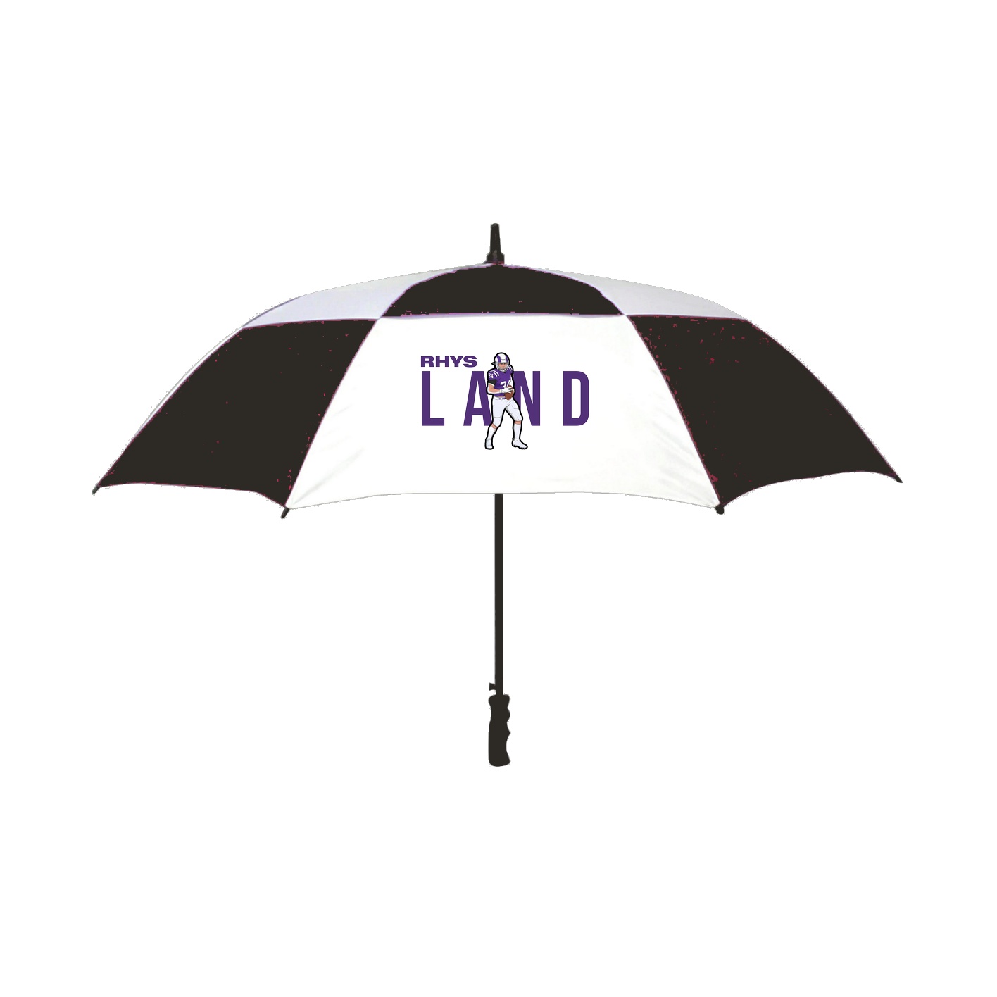 Golf Umbrella — Player Name in Black