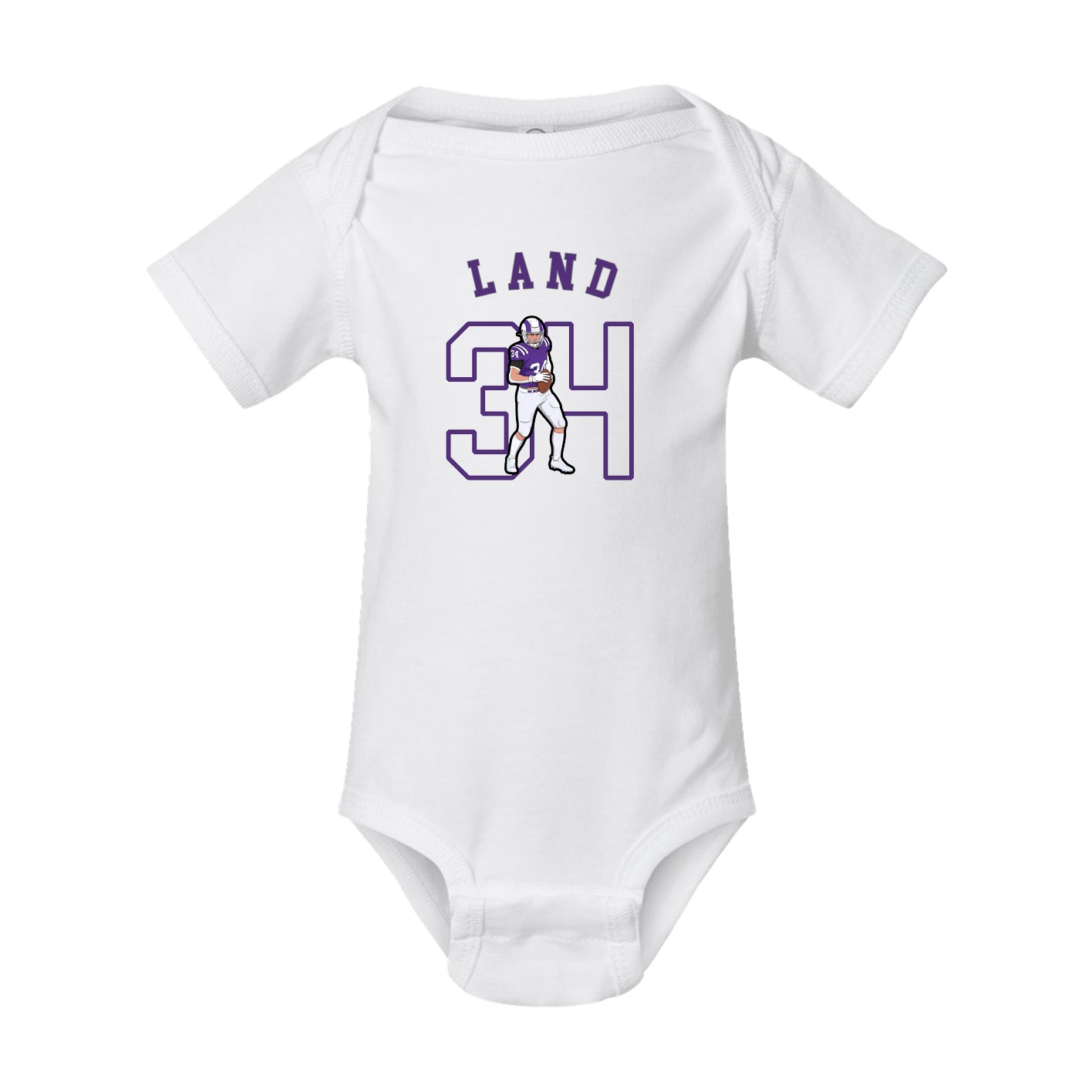 Baby Onesie — Shirsey Arch in White