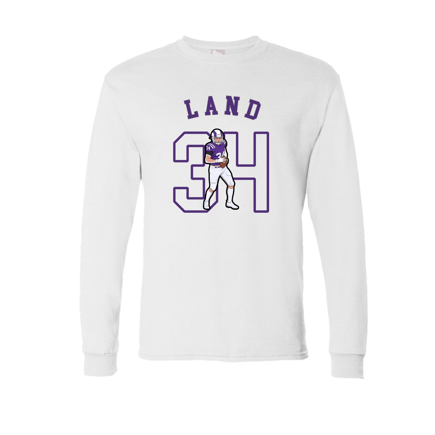 Long Sleeve Tee — Shirsey Arch in White