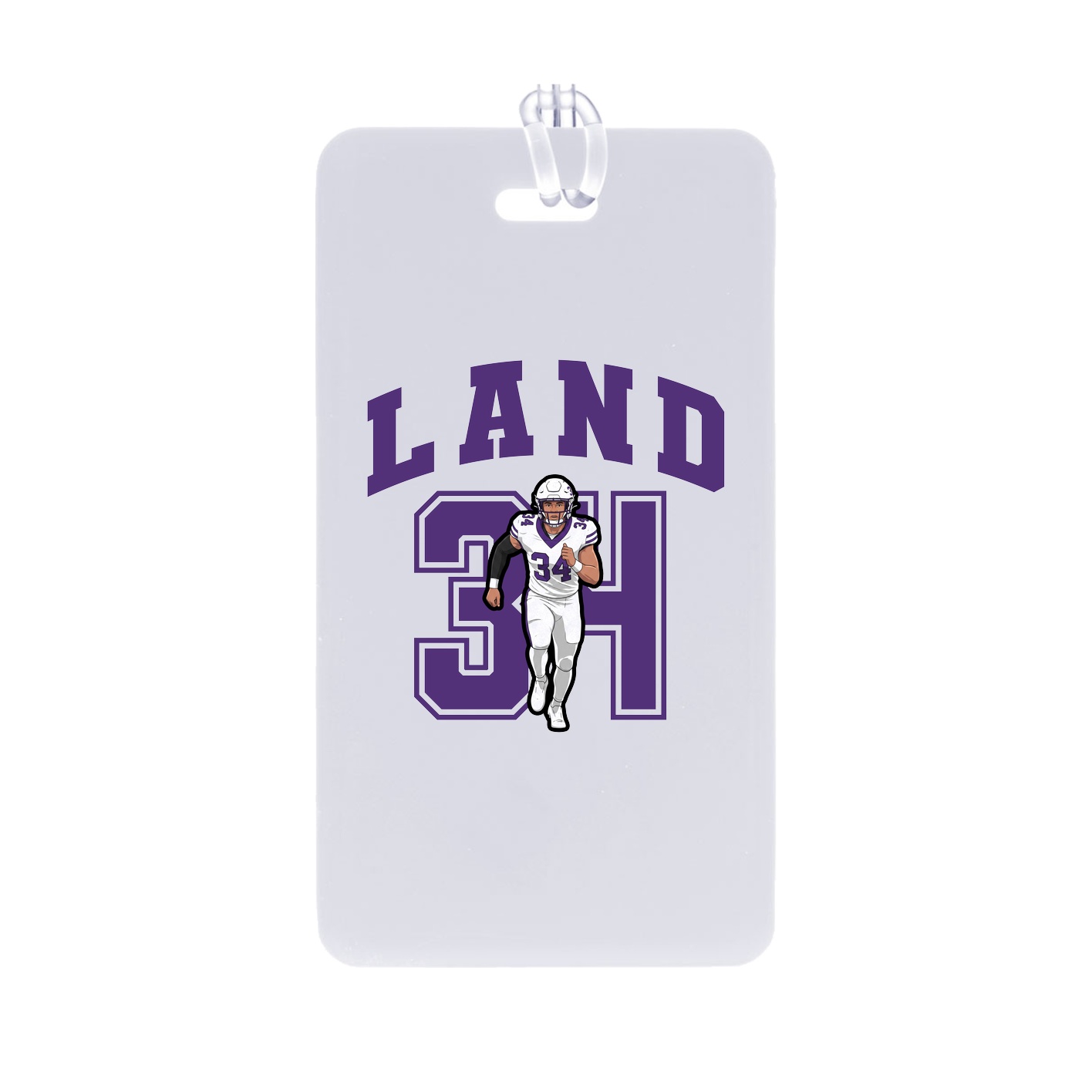 Bag Tag — Number in Classic
