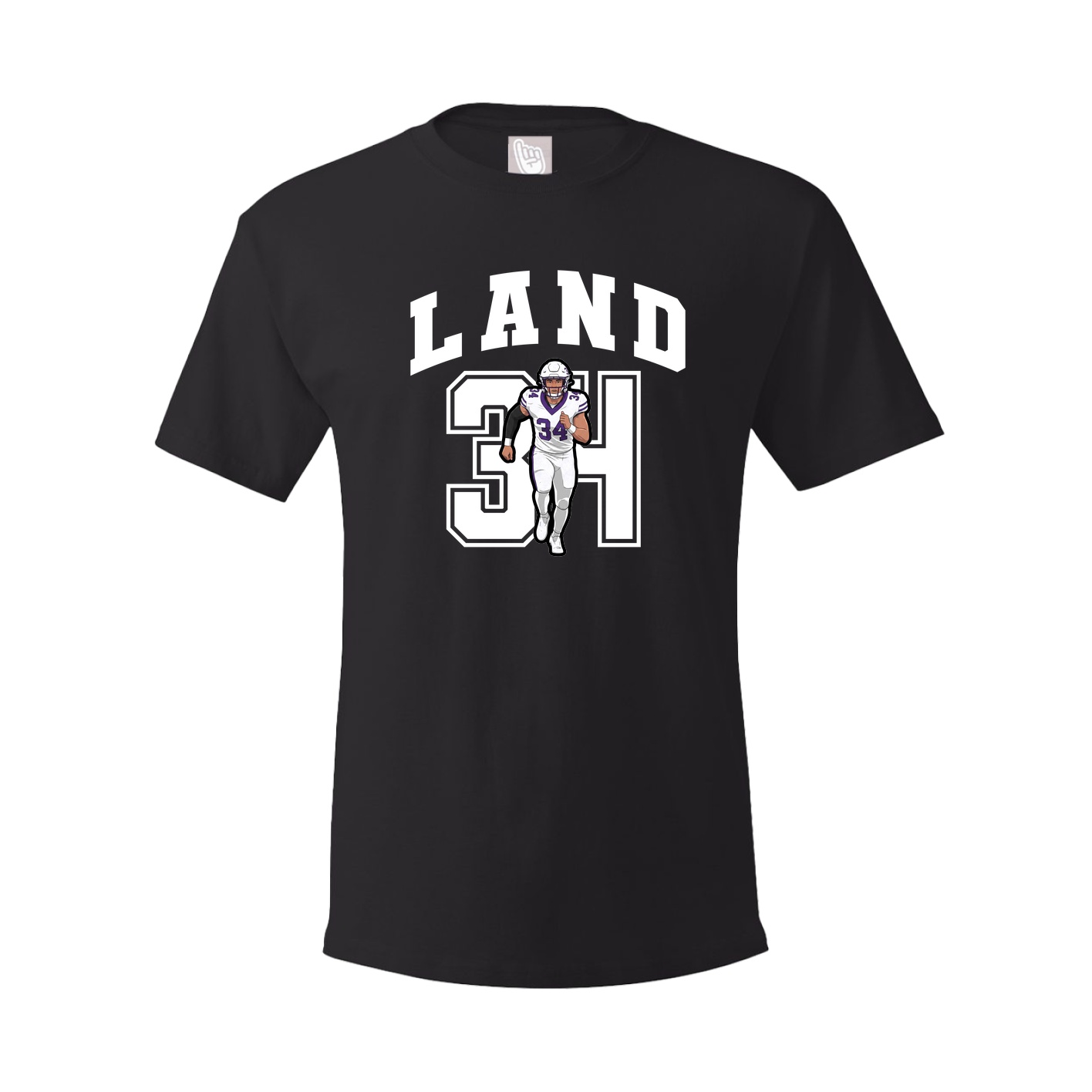 Youth Tee — Number in Black