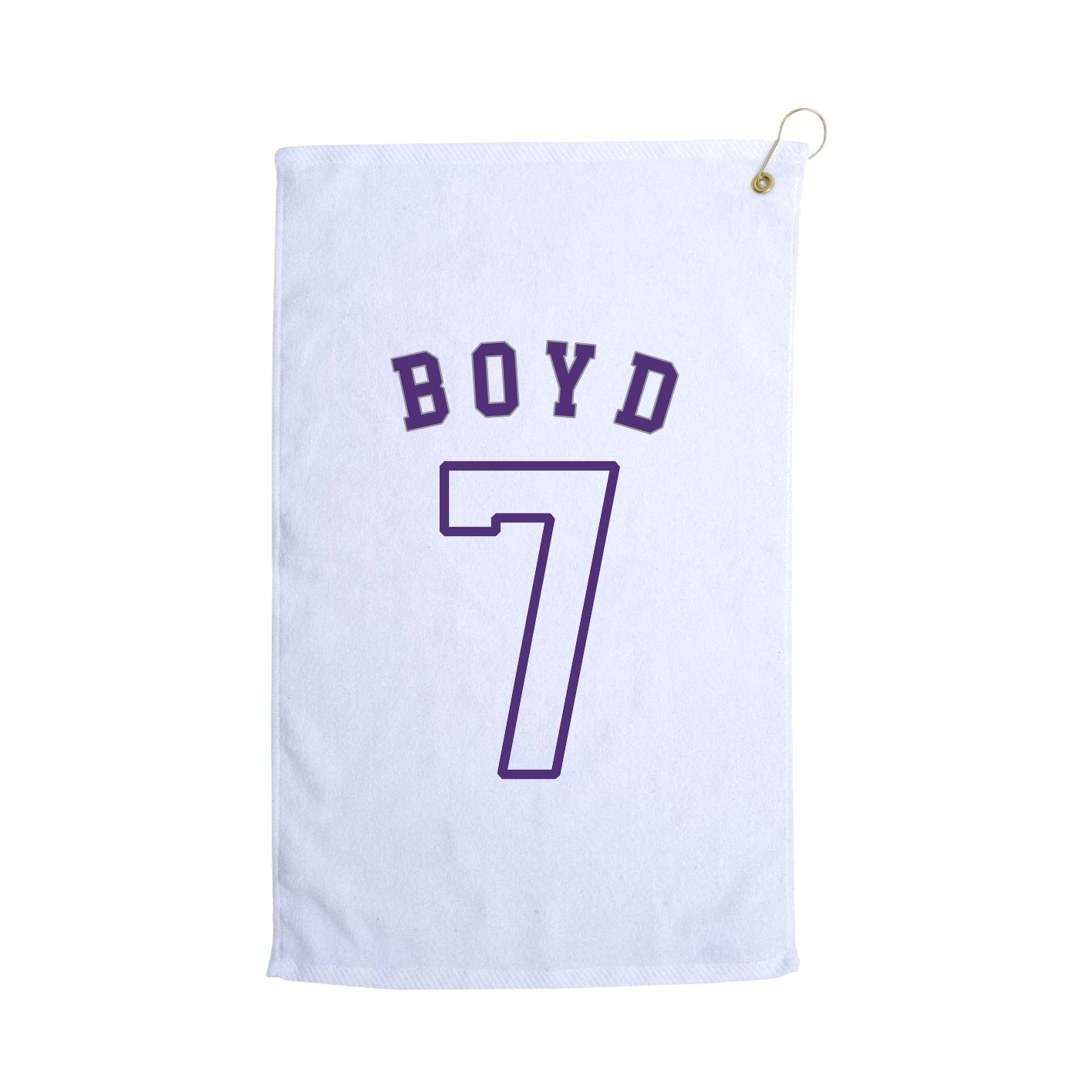 Golf Towel — Shirsey Arch in White