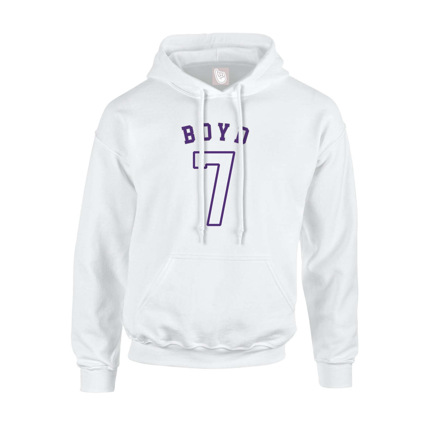 Hoodie — Shirsey Arch in White