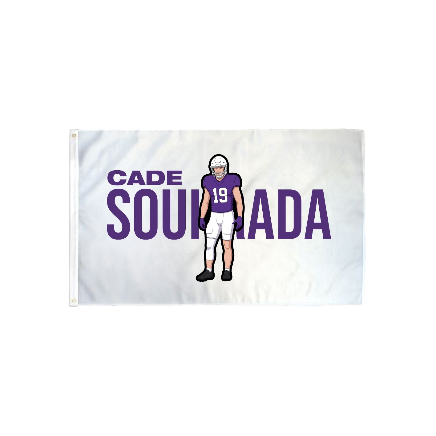 3x5 Flag — Player Name in Classic