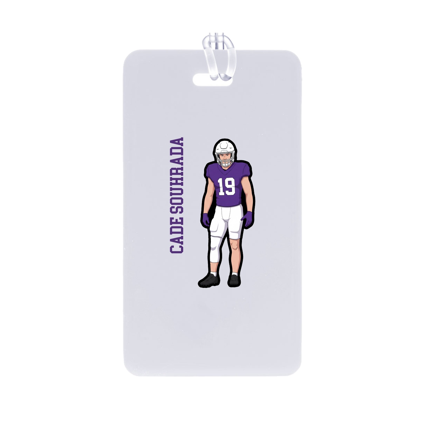 Bag Tag — Name Vertical in Classic